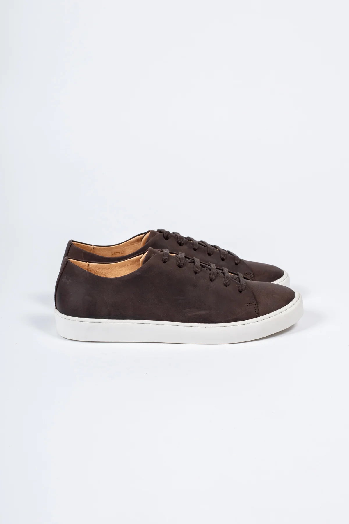 Oak Low in Brown Leather - Milu James St