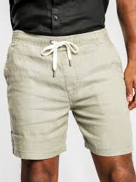 Noosa Linen Draw-short in Navy or Washed Olive - Milu James St