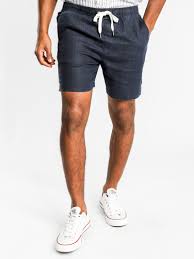 Noosa Linen Draw-short in Navy or Washed Olive - Milu James St