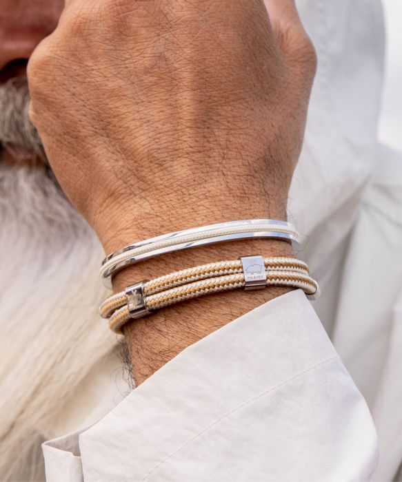 Little Lewis DBL (Off White - Brown Beige | Silver)