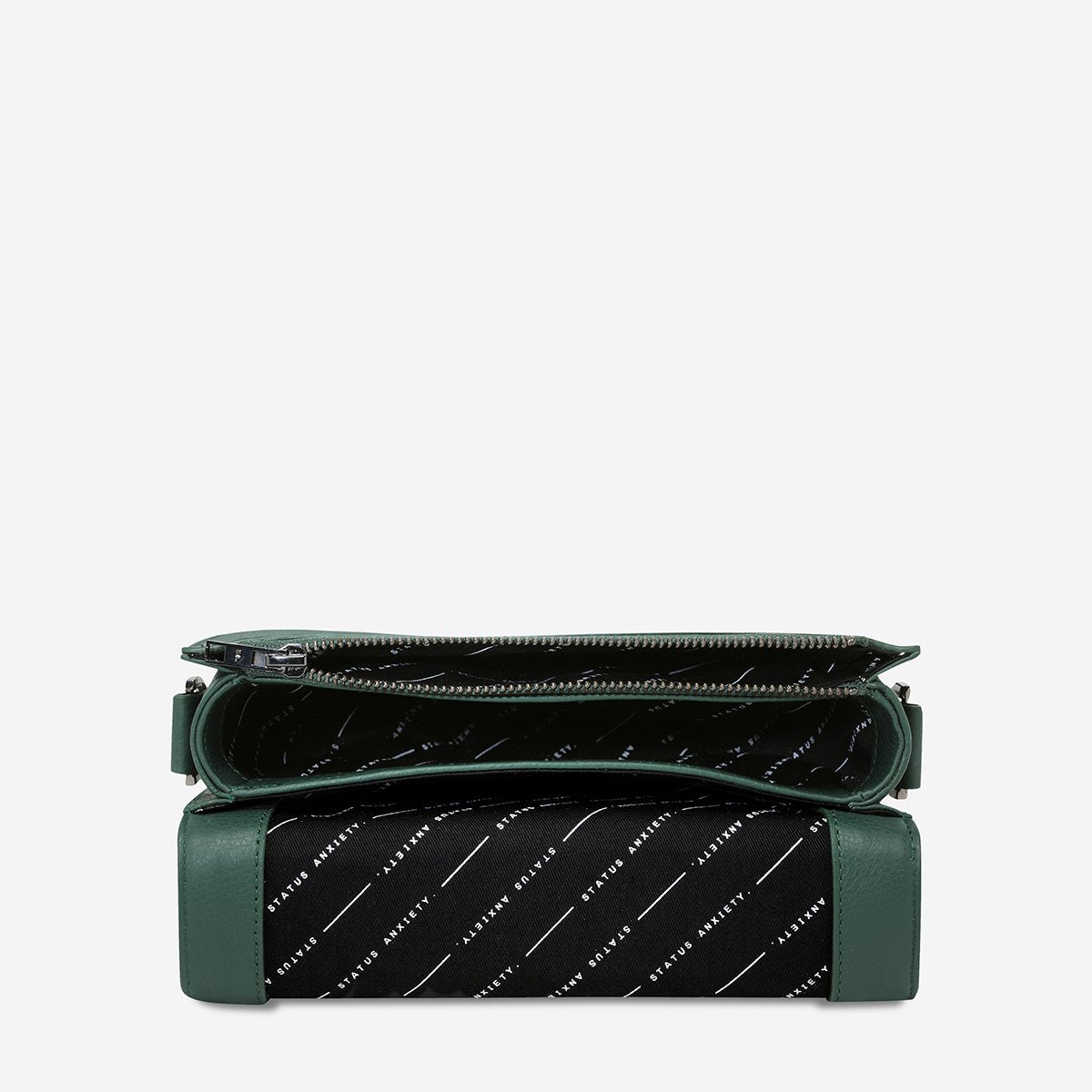 All Nighter Leather Crossbody Bag in Green
