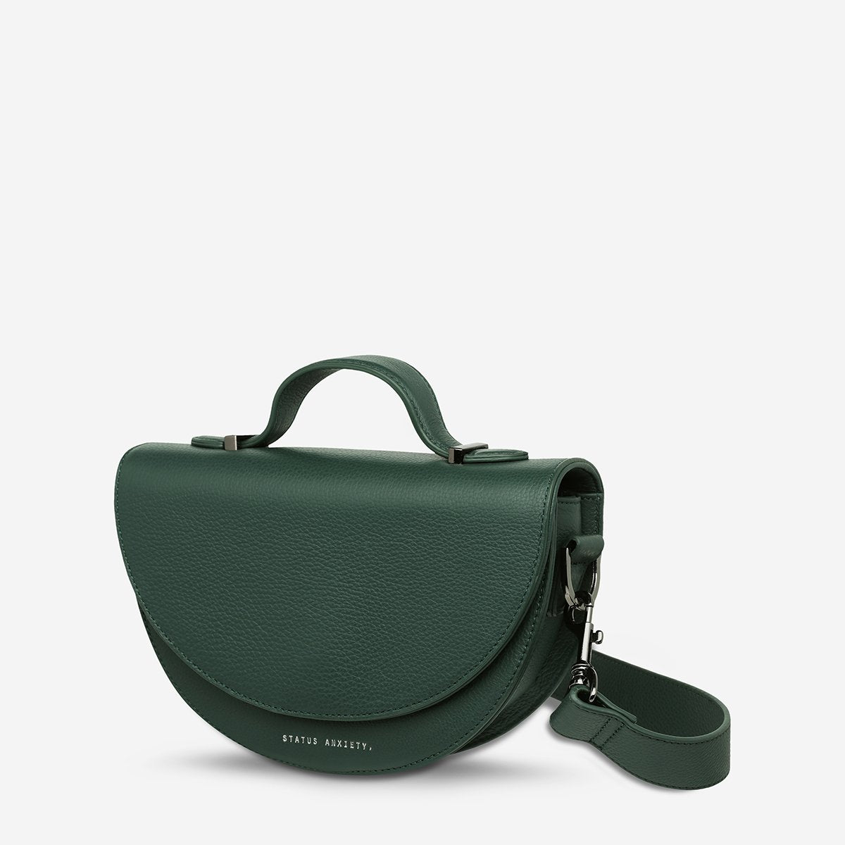 All Nighter Leather Crossbody Bag in Green