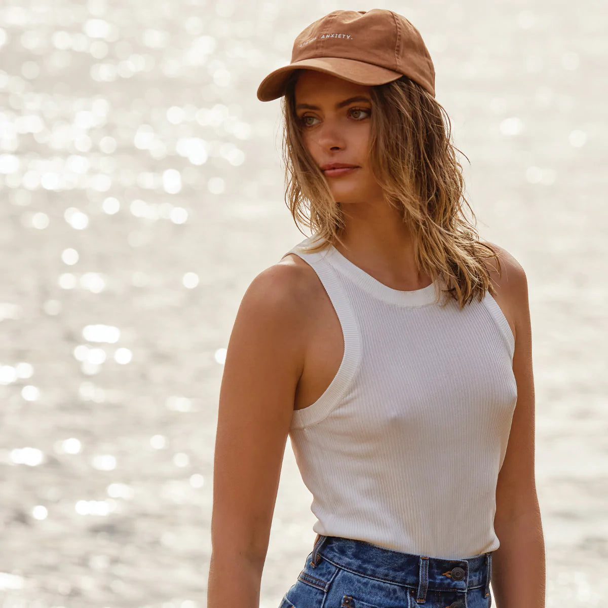 Under The Sun Cap in Rust