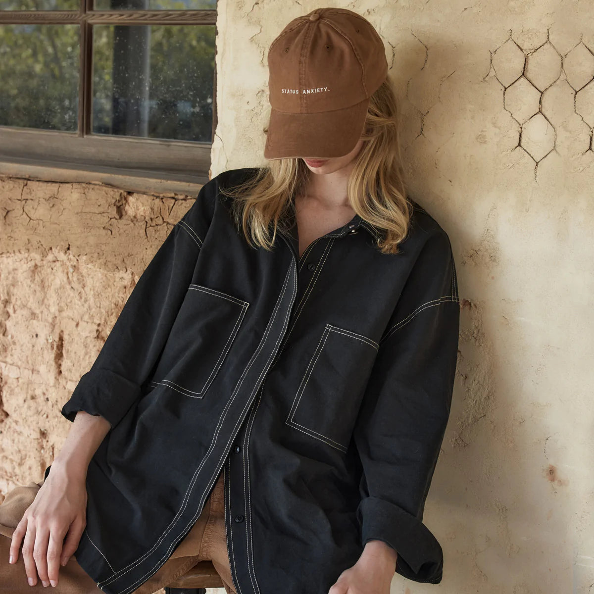 Under The Sun Cap in Rust