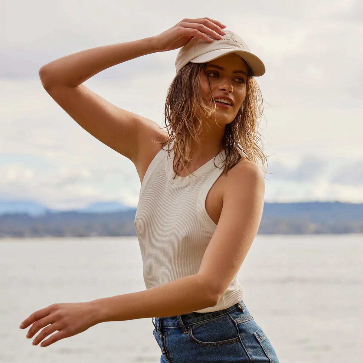 Under The Sun Cap in Stone