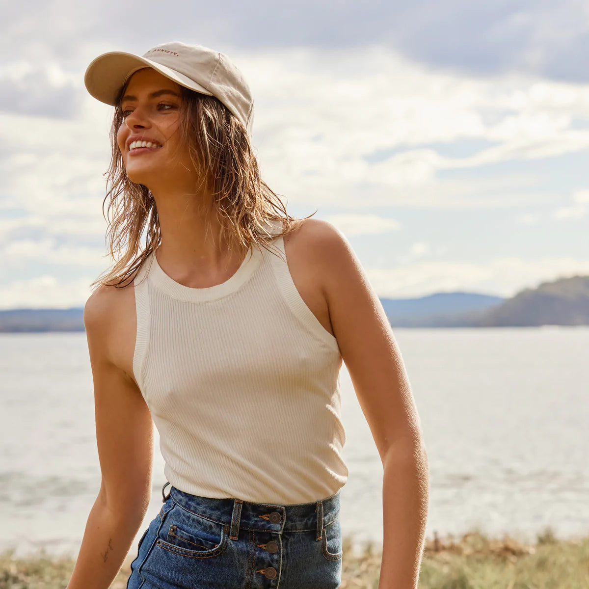 Under The Sun Cap in Stone