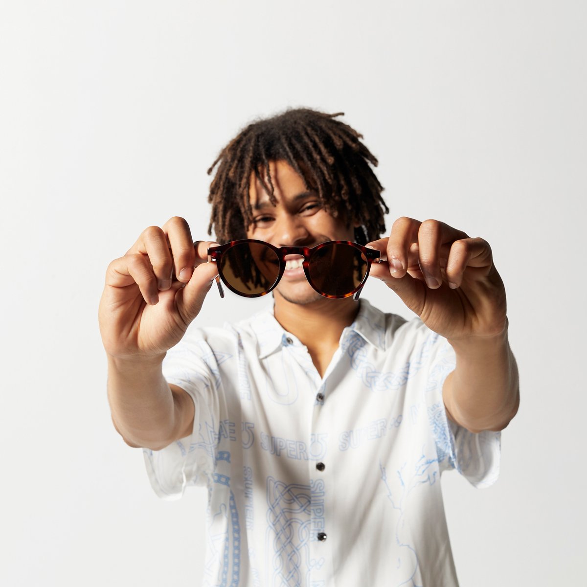 Ascetic Sunglasses in Brown Tort