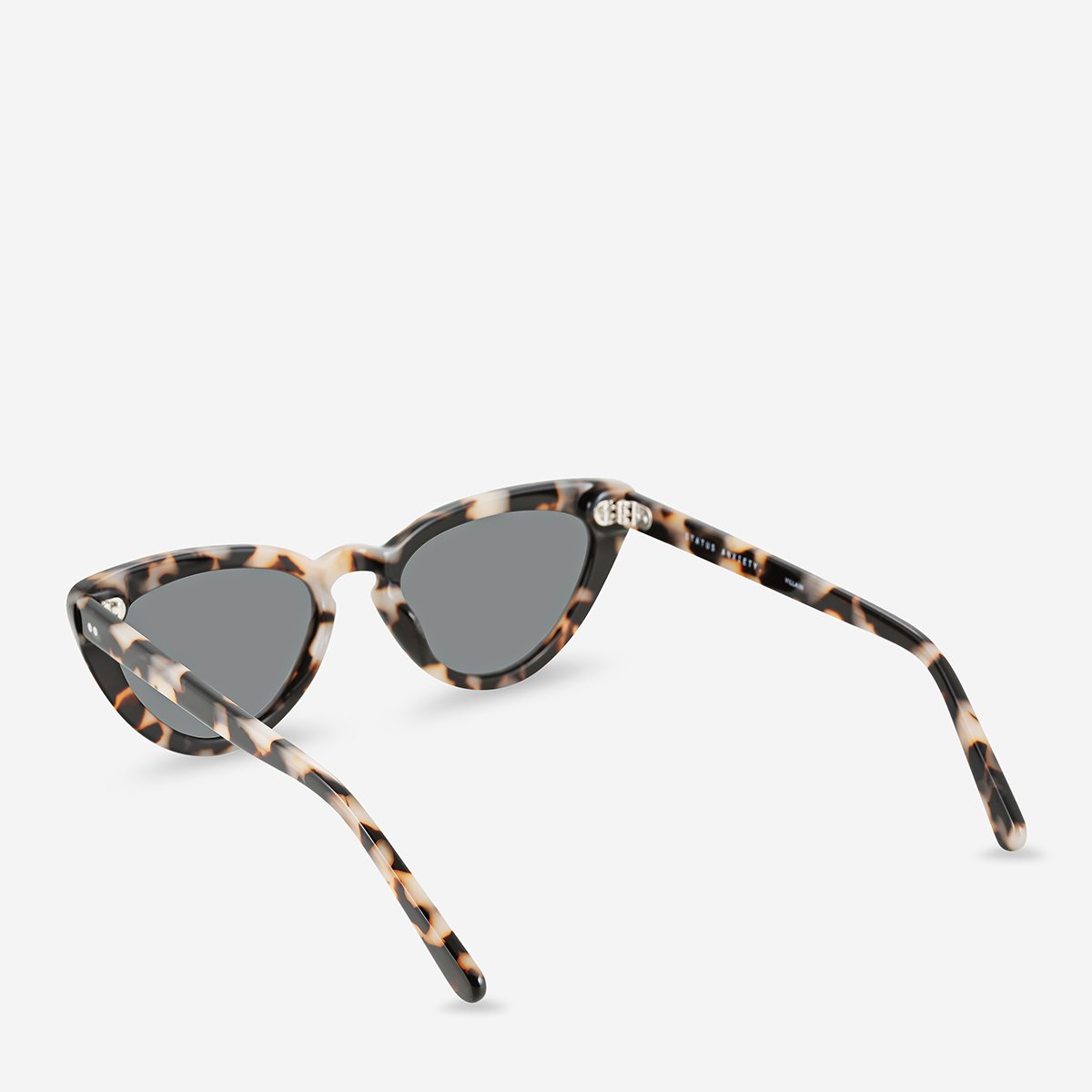 Villain Sunglasses in White Tort