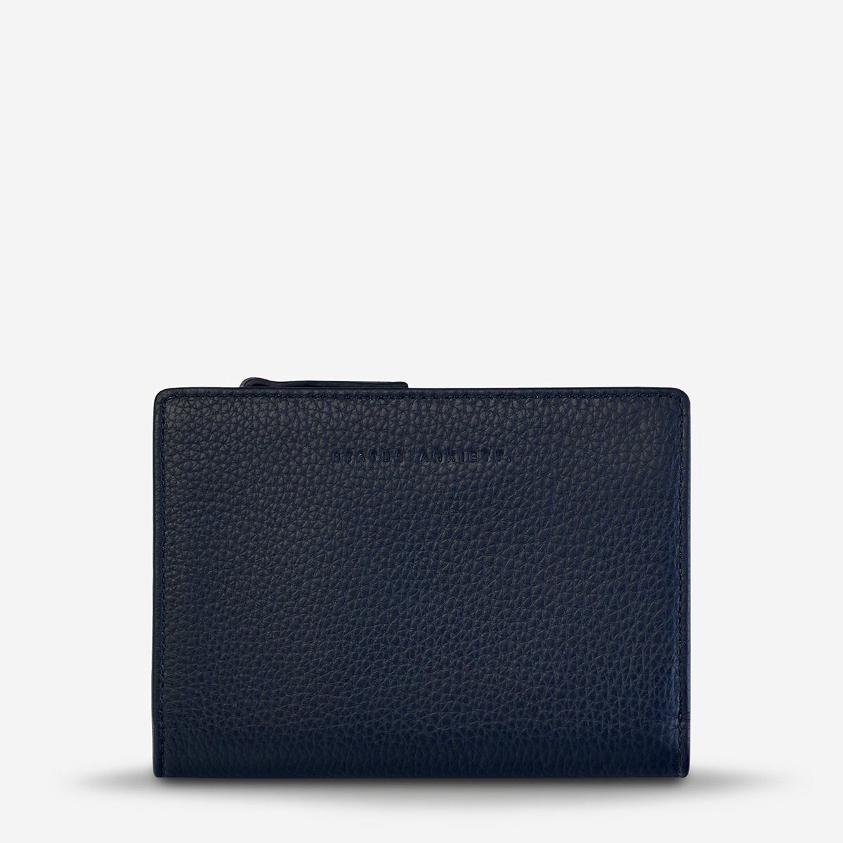 Insurgency Leather Wallet in Navy Blue