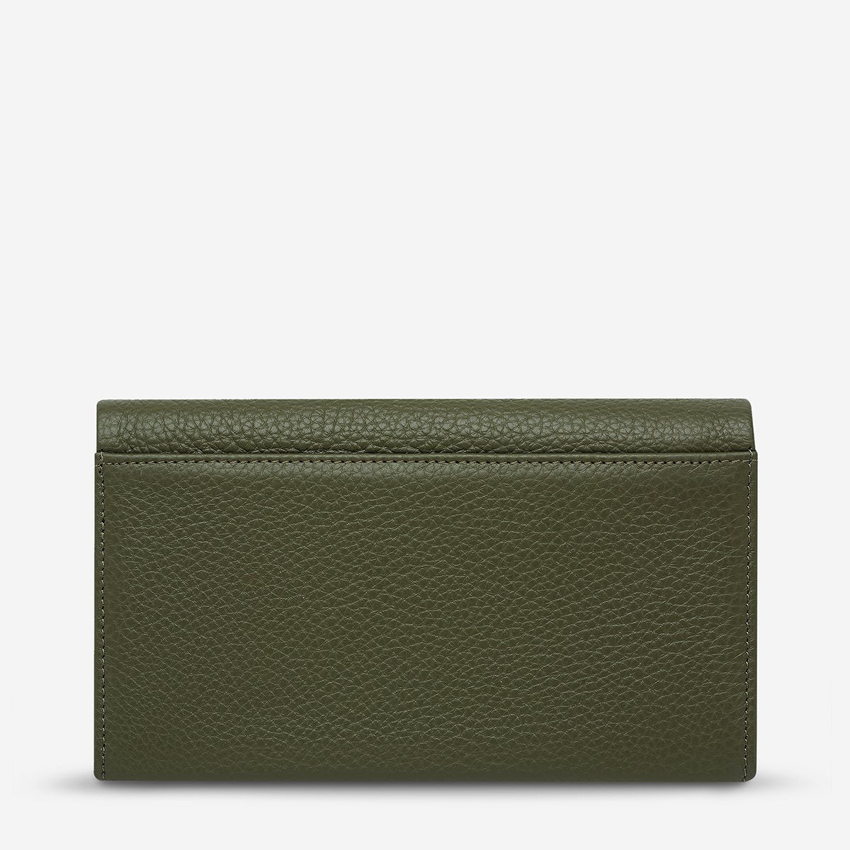 Nevermind Leather Wallet in Khaki