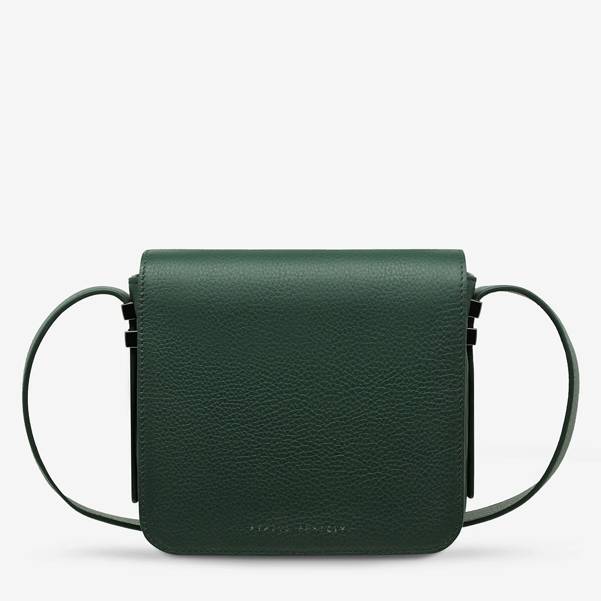 Want To Believe Leather Bag in Green