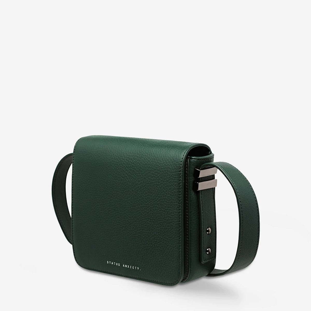 Want To Believe Leather Bag in Green