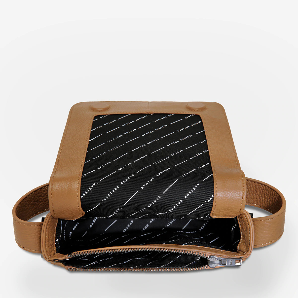 Want To Believe Leather Bag in Tan