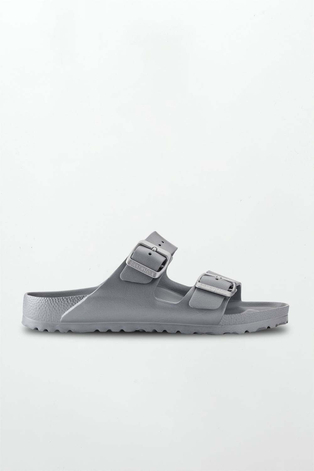 Metallic silver birkenstocks sales