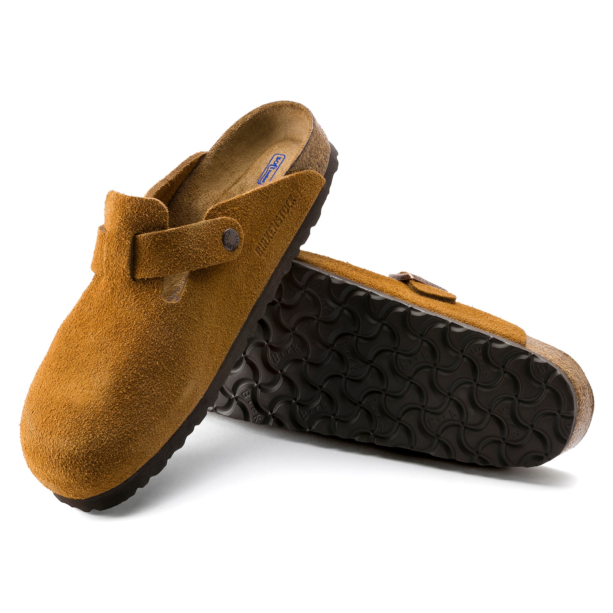 Boston Suede Leather in Mink (Soft Footbed)
