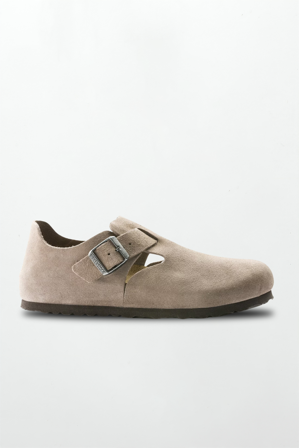 London Suede Leather in Taupe