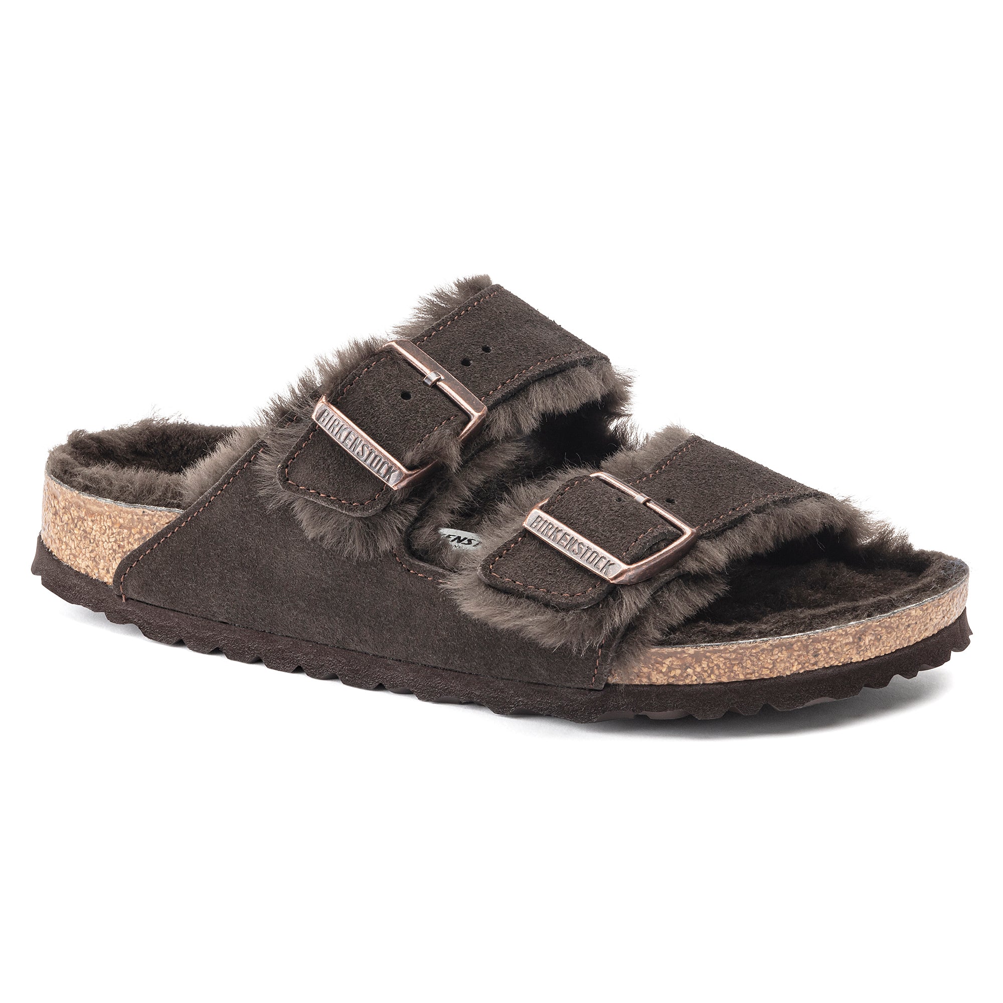 Arizona Shearling Suede/Shearling Leather in Mocca