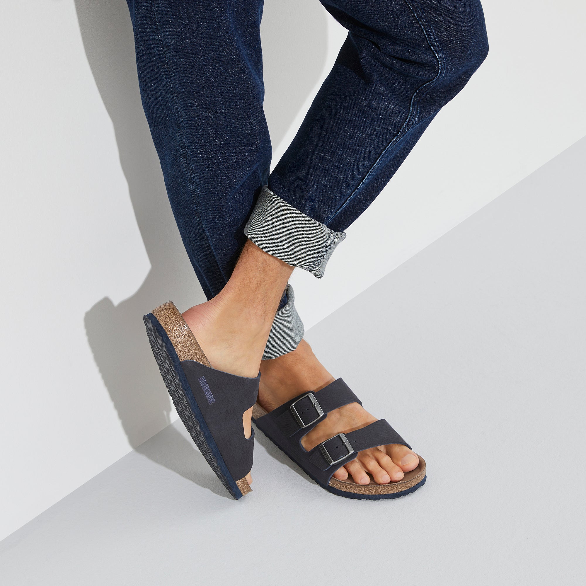 Arizona Vegan BirkiBuc in Desert Dust Indigo Blue