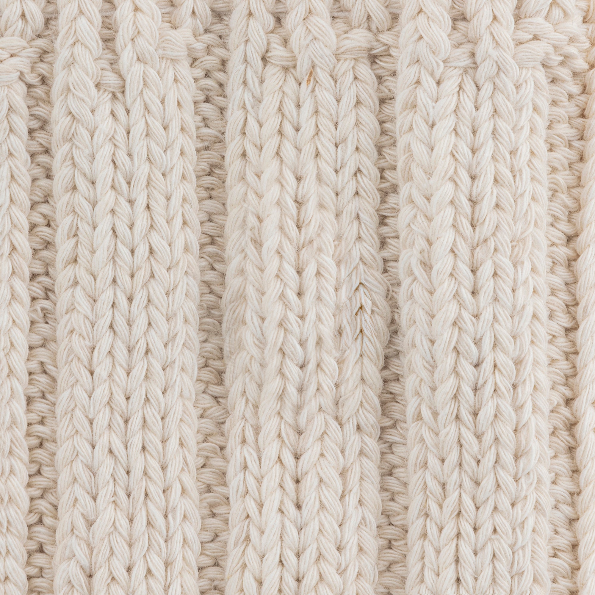 Cotton Twist Socks in Off-White