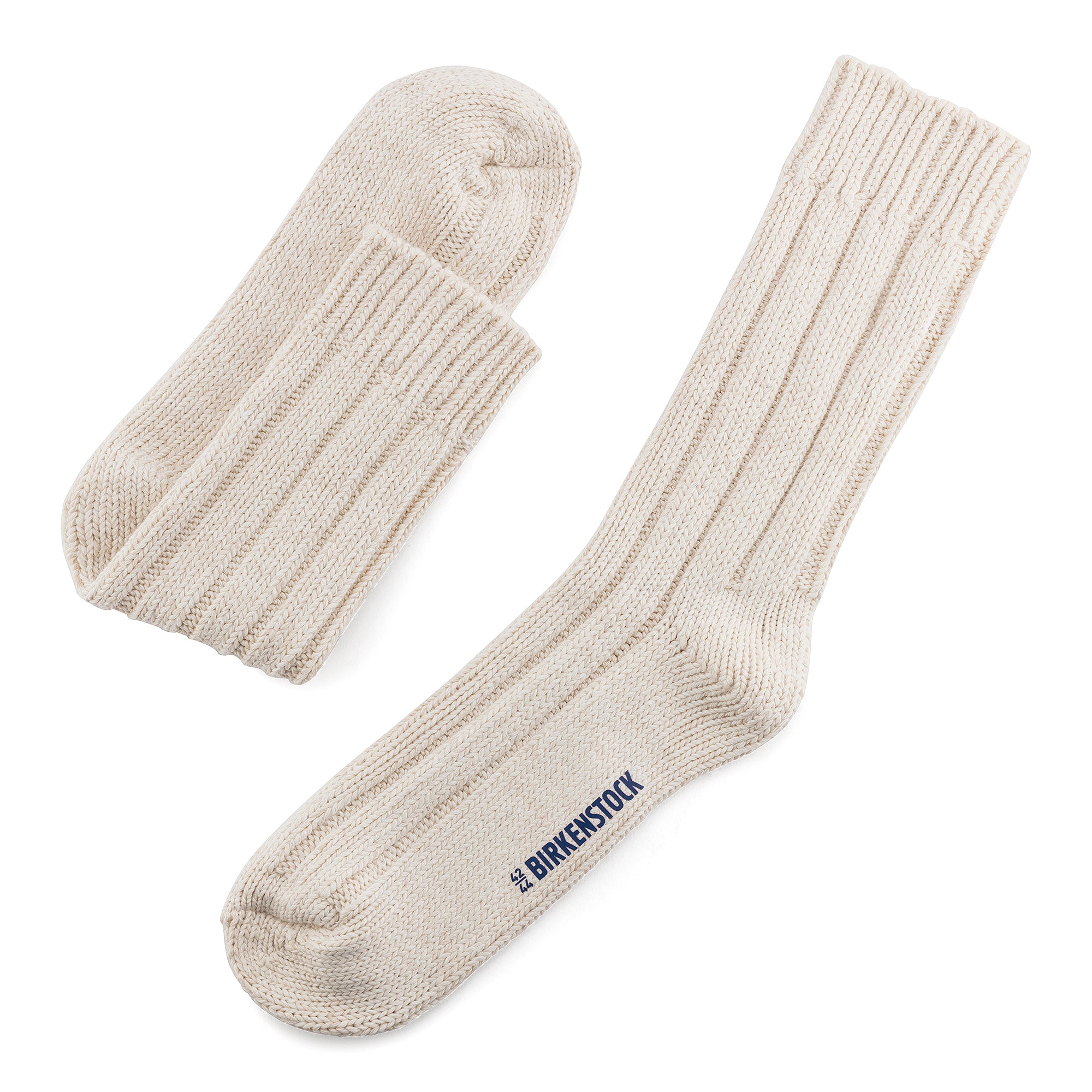 Cotton Twist Socks in Off-White