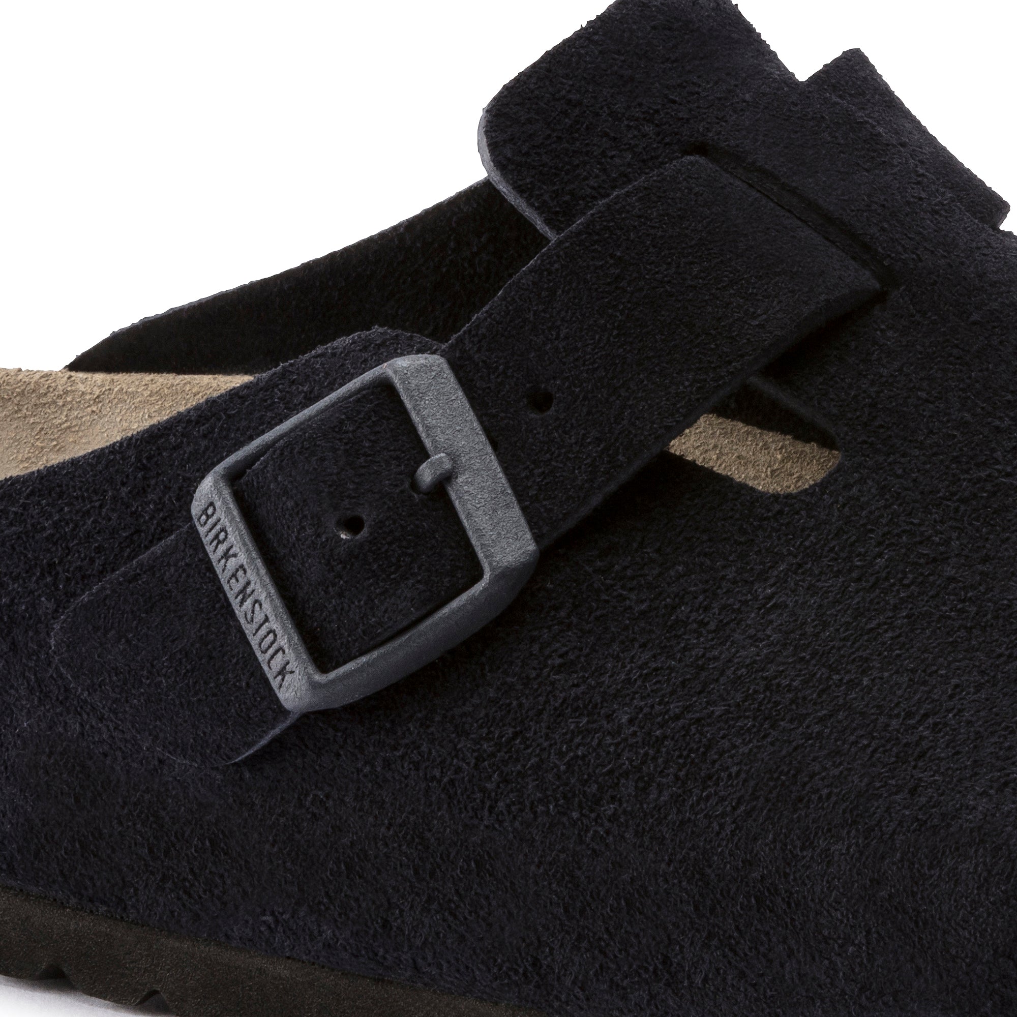 Boston Suede Leather in Midnight (Soft Footbed)