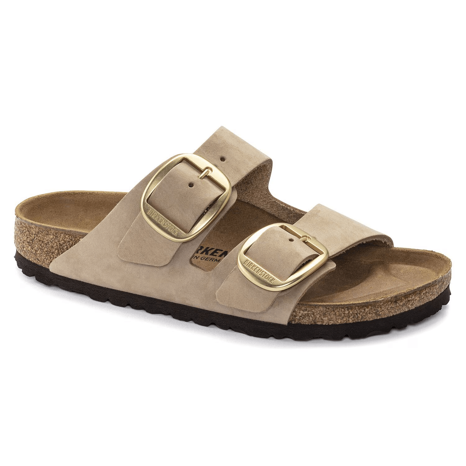 Arizona Big Buckle Nubuck Leather in Sandcastle