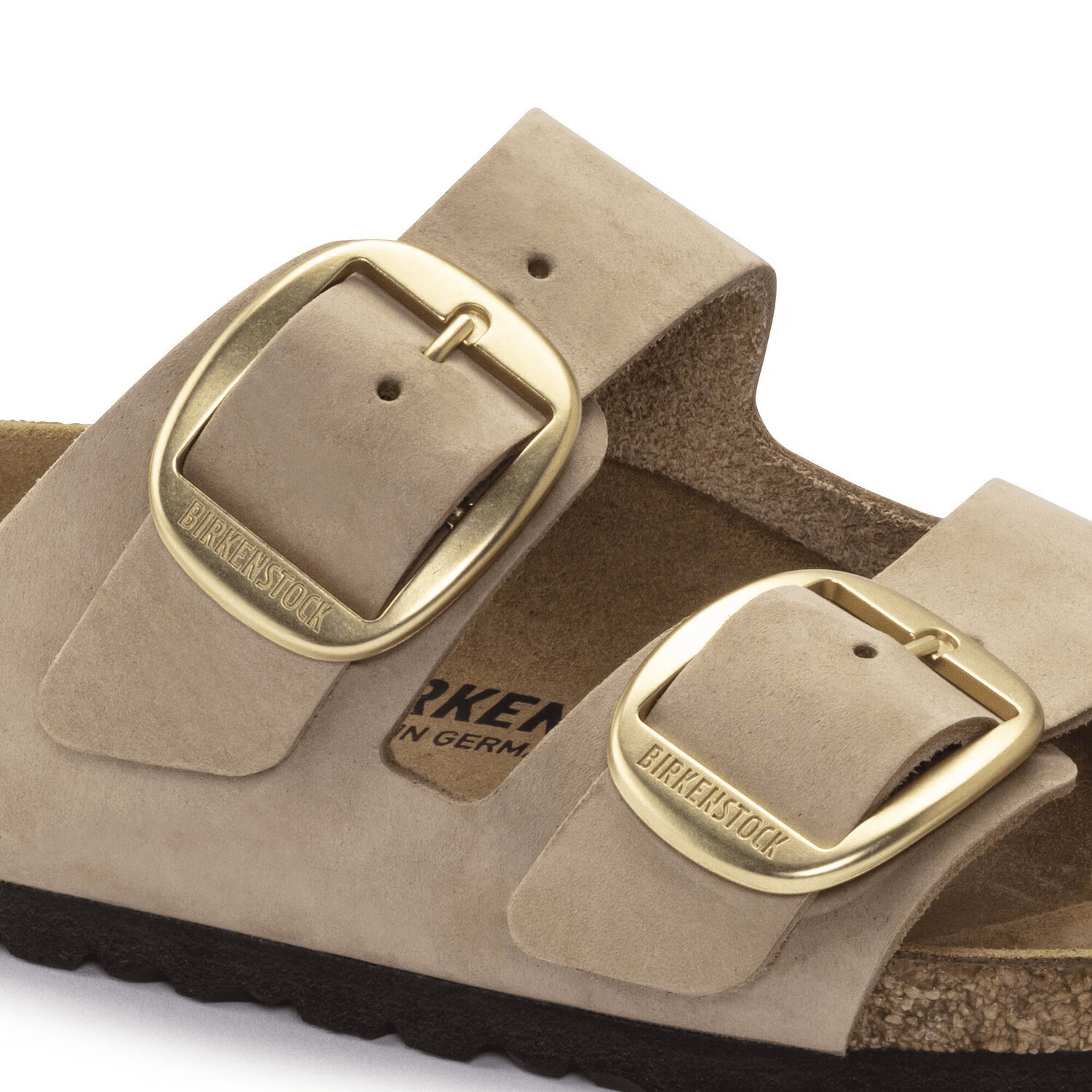 Arizona Big Buckle Nubuck Leather in Sandcastle