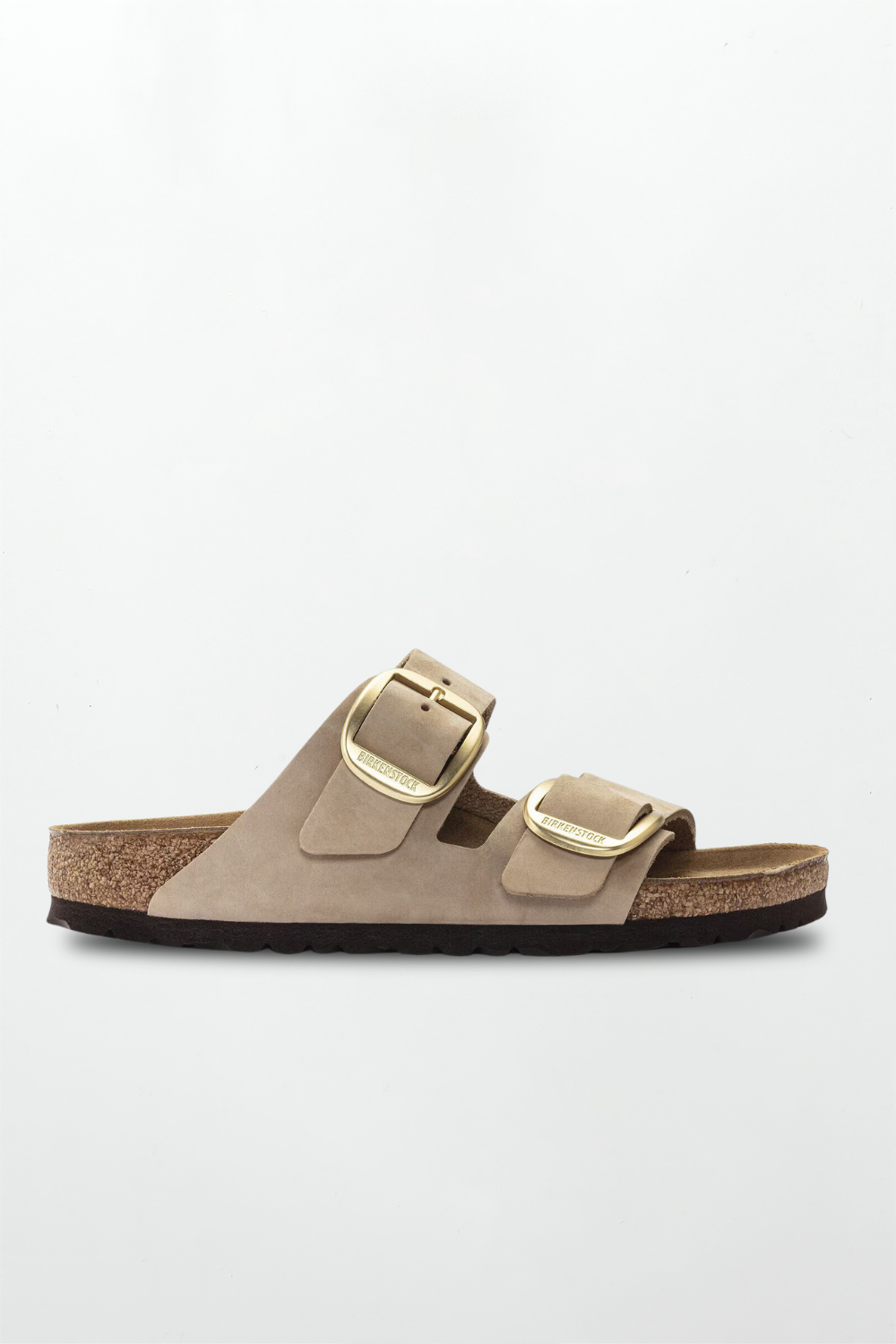 Arizona Big Buckle Nubuck Leather in Sandcastle