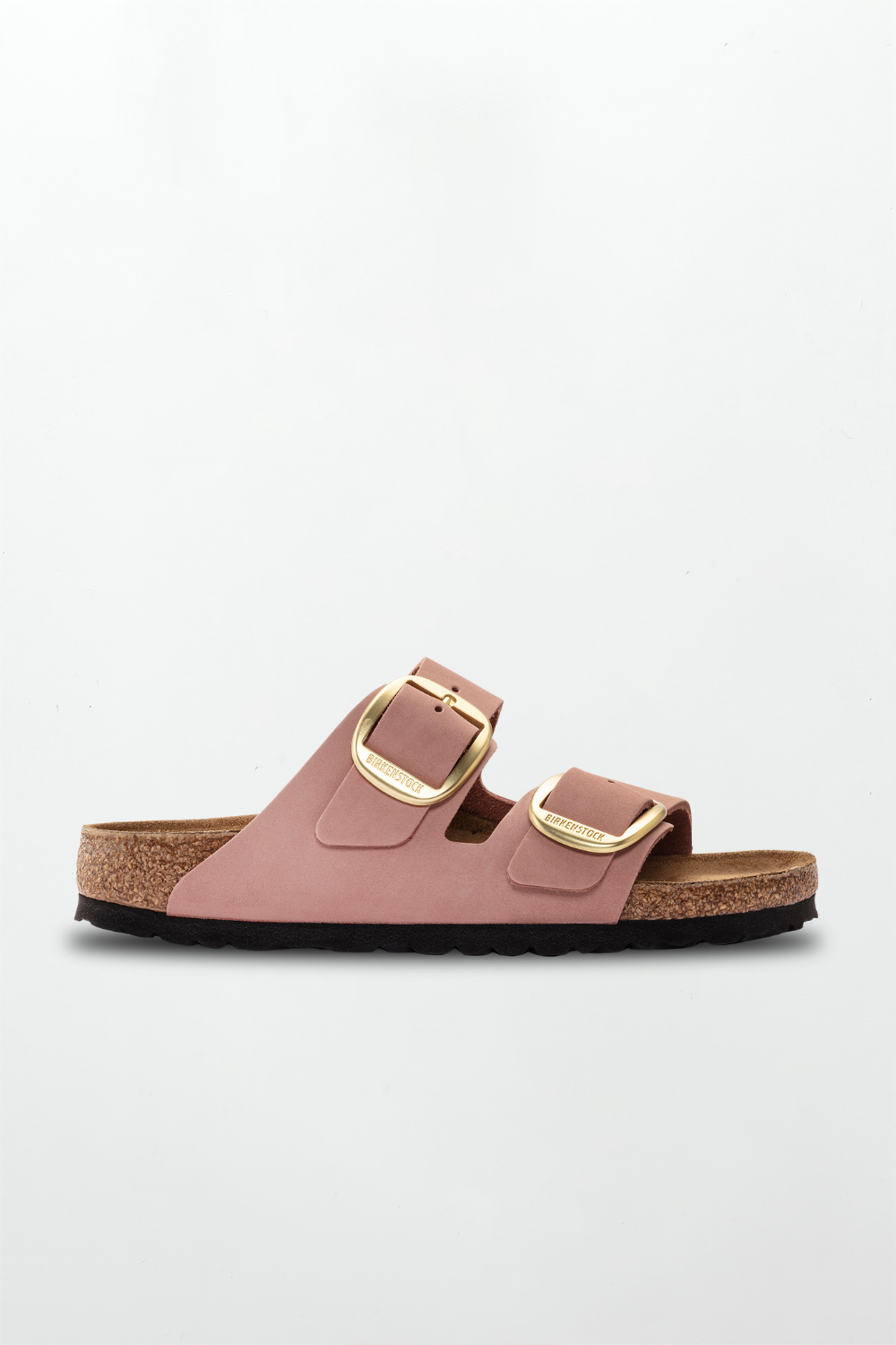 Birkenstock Arizona Big Buckle Nubuck Leather in Old Rose