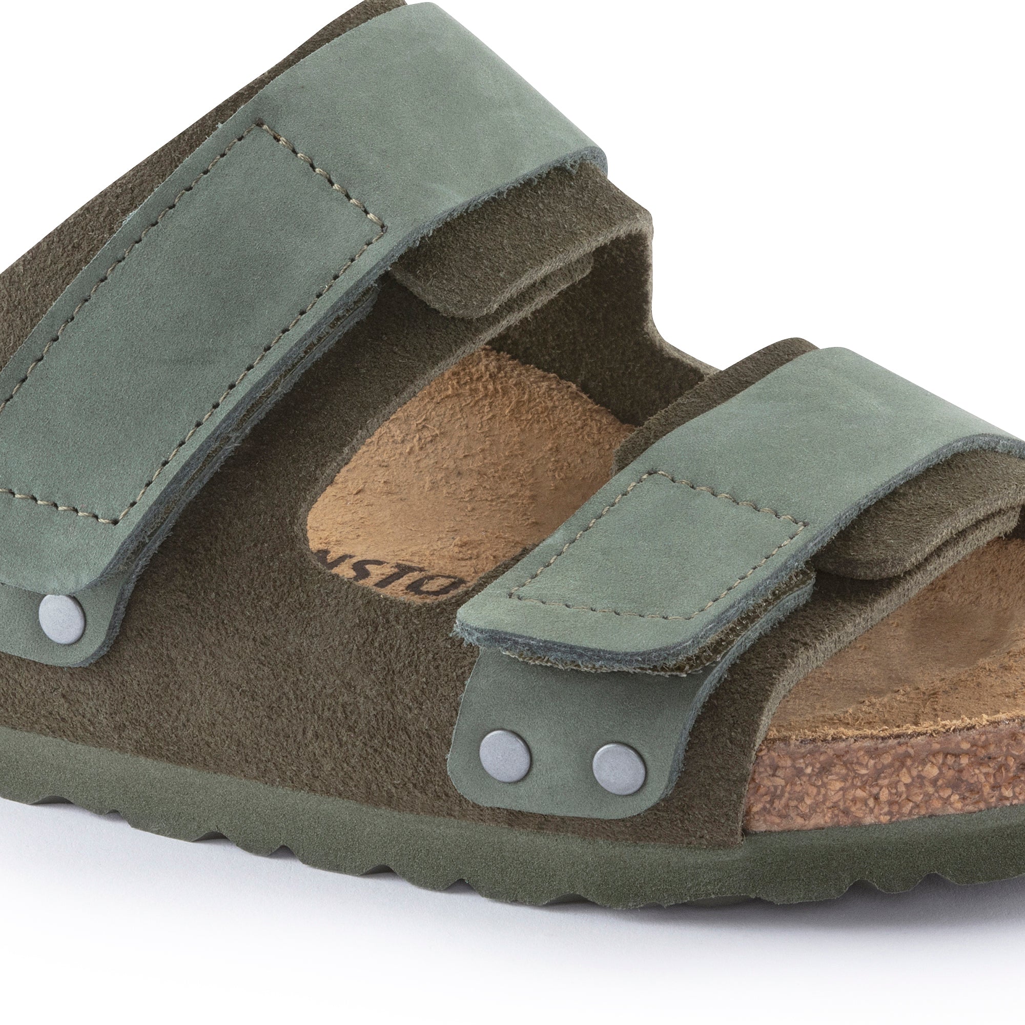 Uji Suede Leather in Thyme
