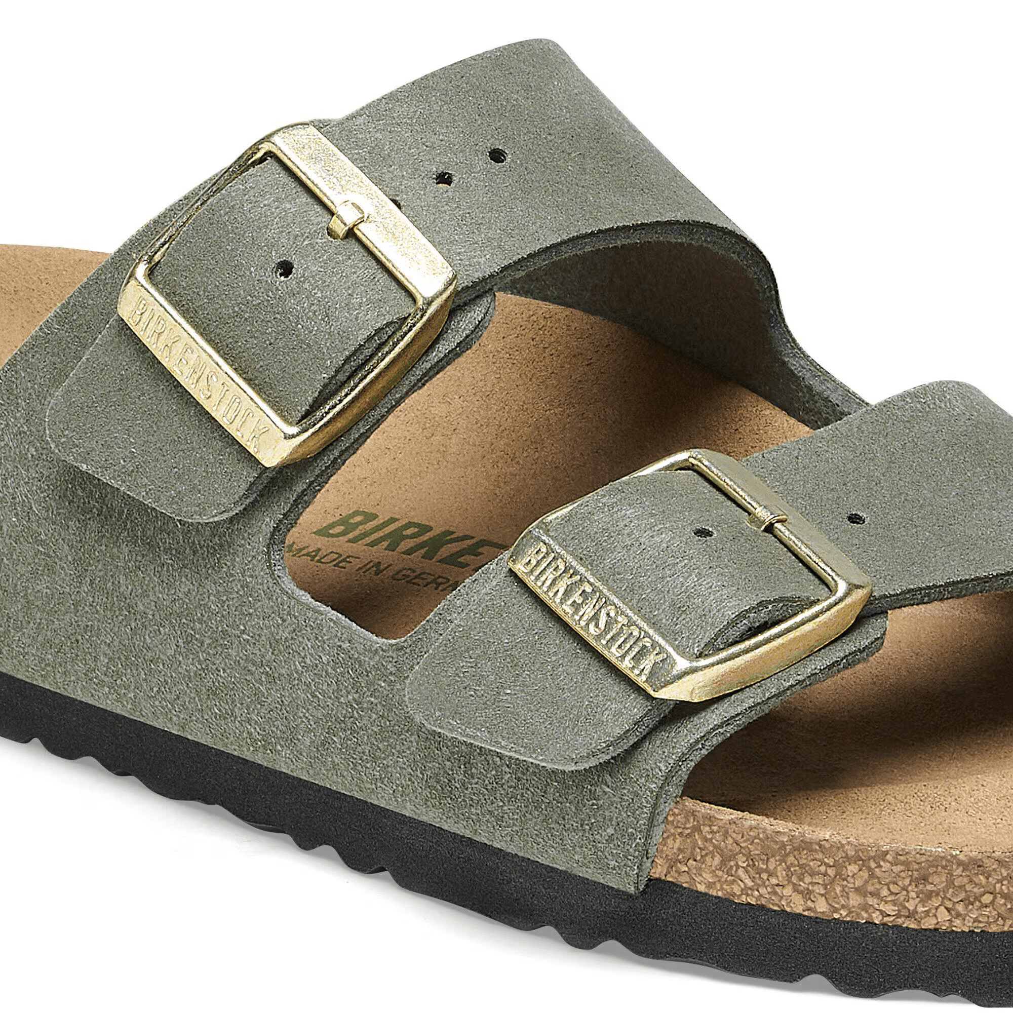 Arizona Synthetic in Soft Birki Vegan Thyme - Milu James St