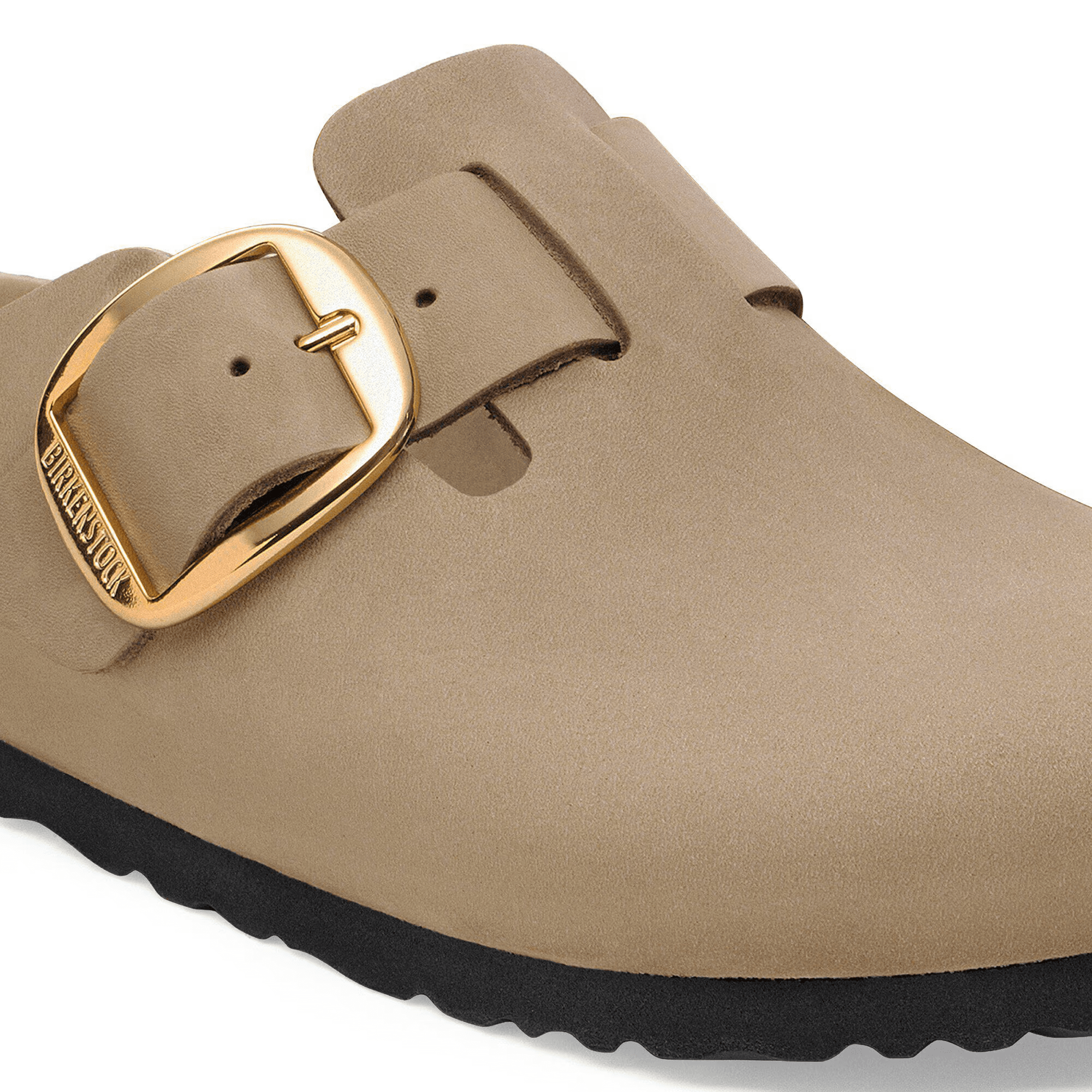 Boston Big Buckle Oiled Leather in Tabacco Brown