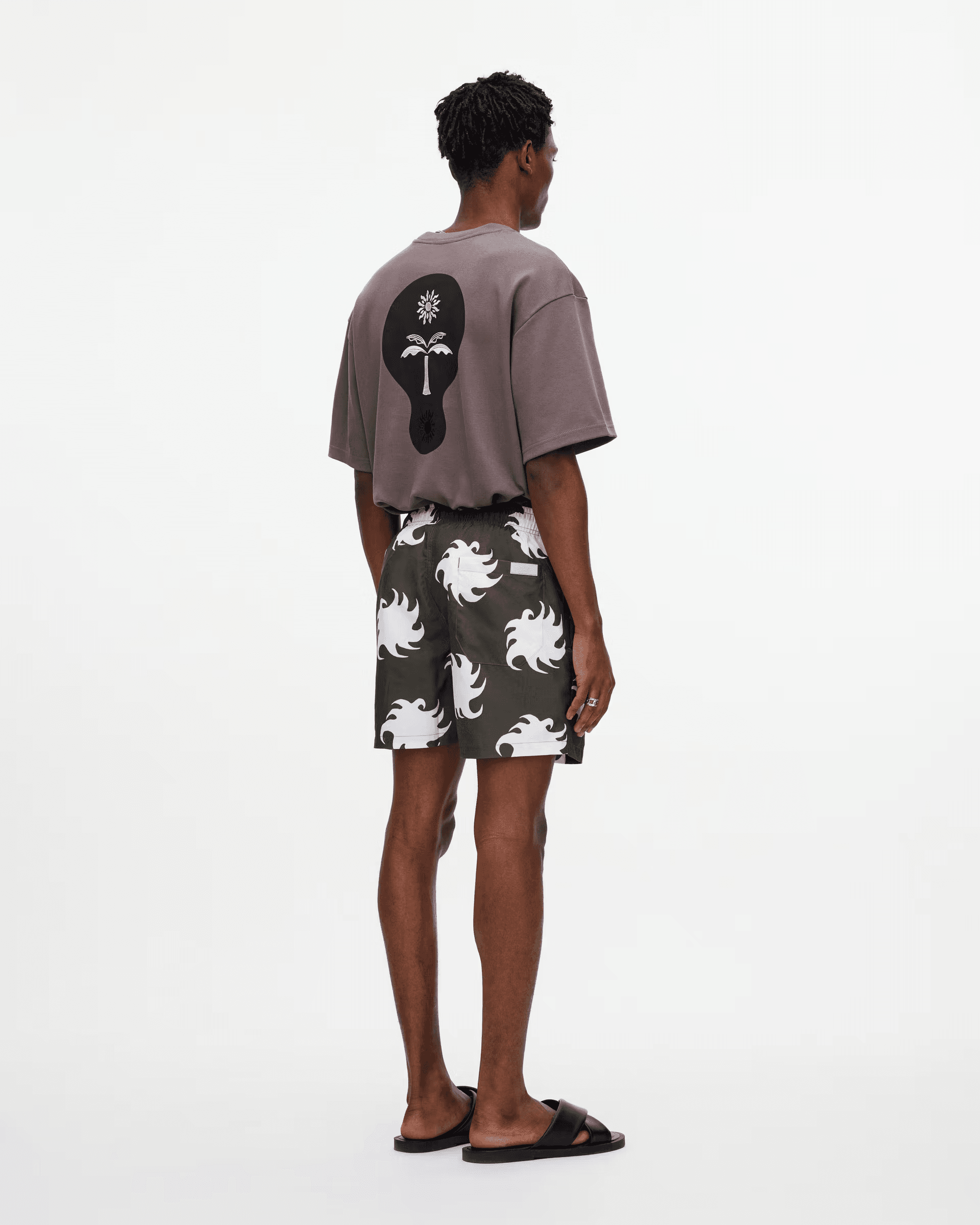 Swim Shorts in Pine Ember