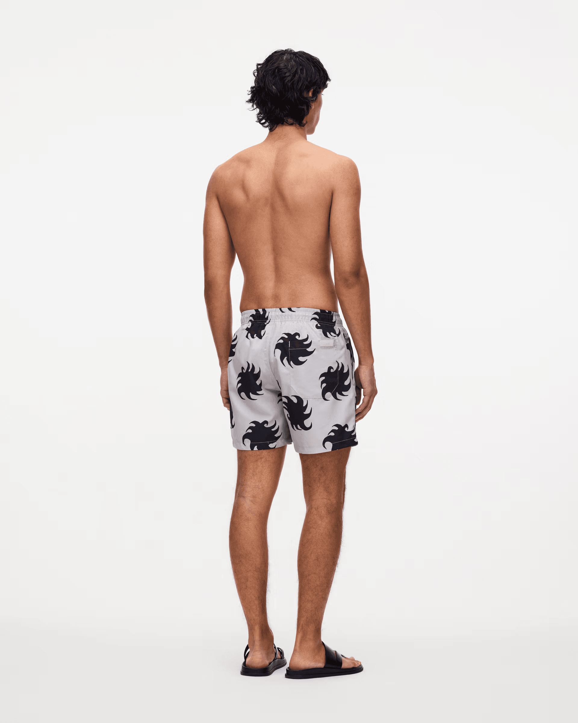 Swim Shorts in Gravel Ember