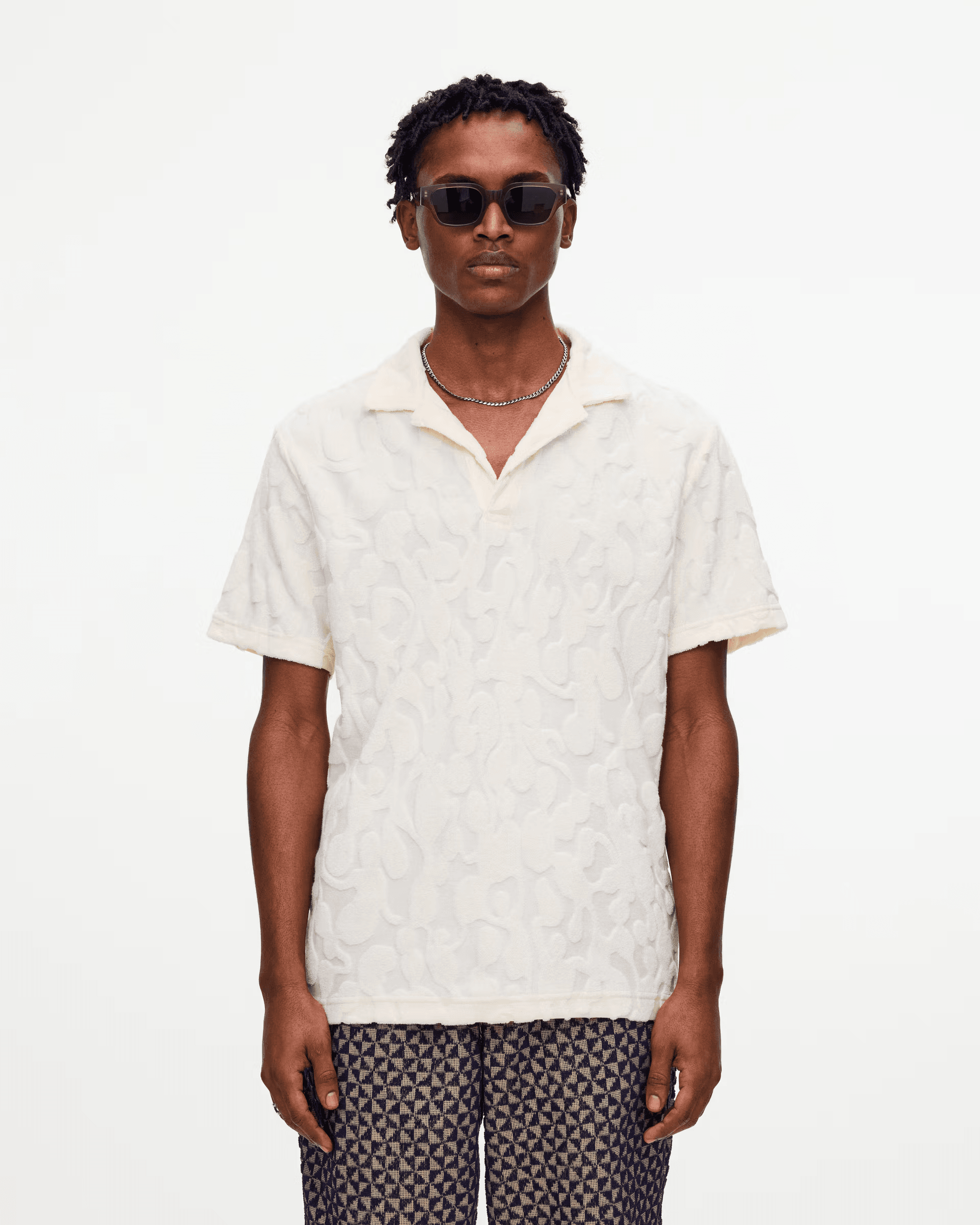 Polo Terry Shirt in Summit - Milu James St