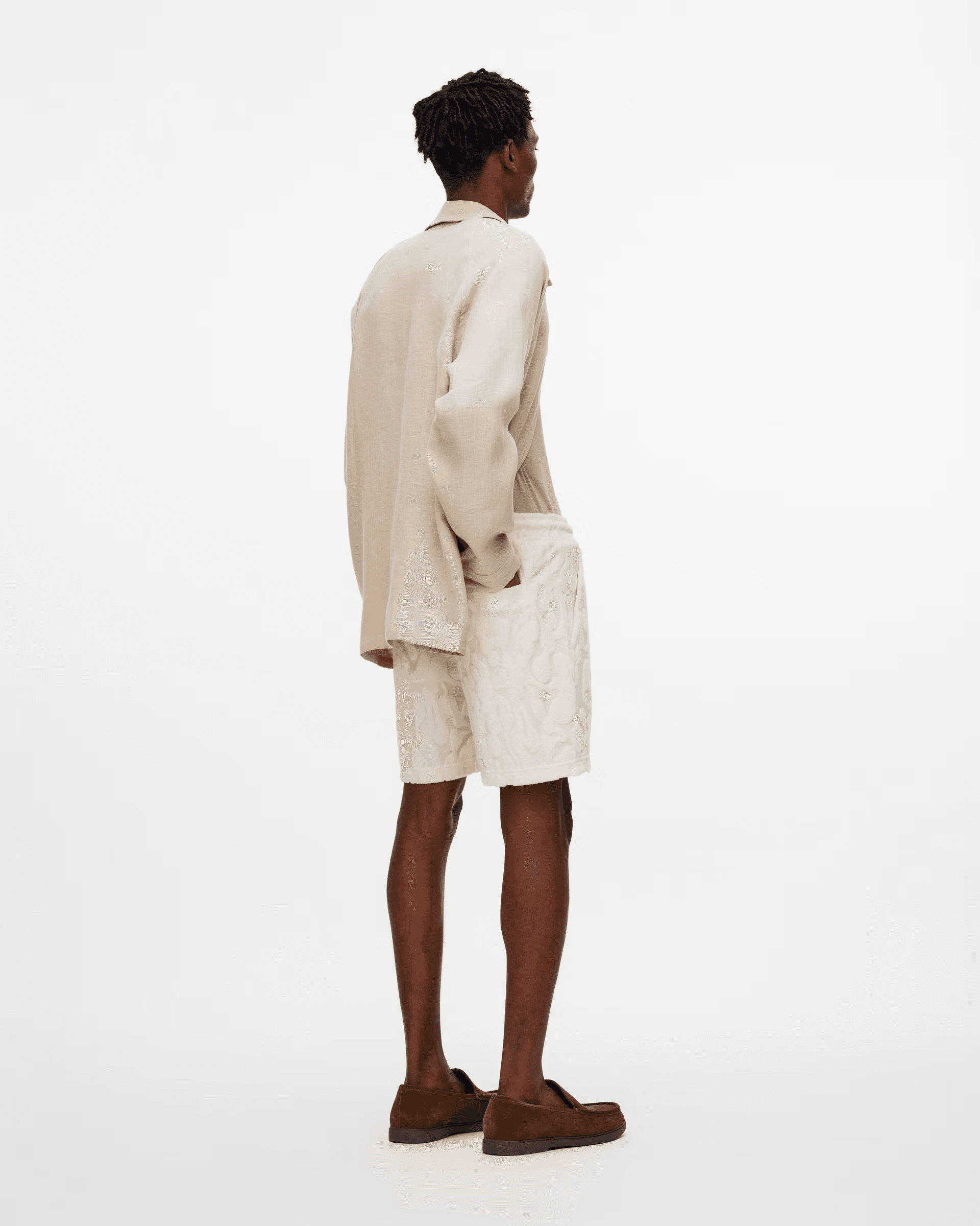 Terry Shorts in Summit - Milu James St