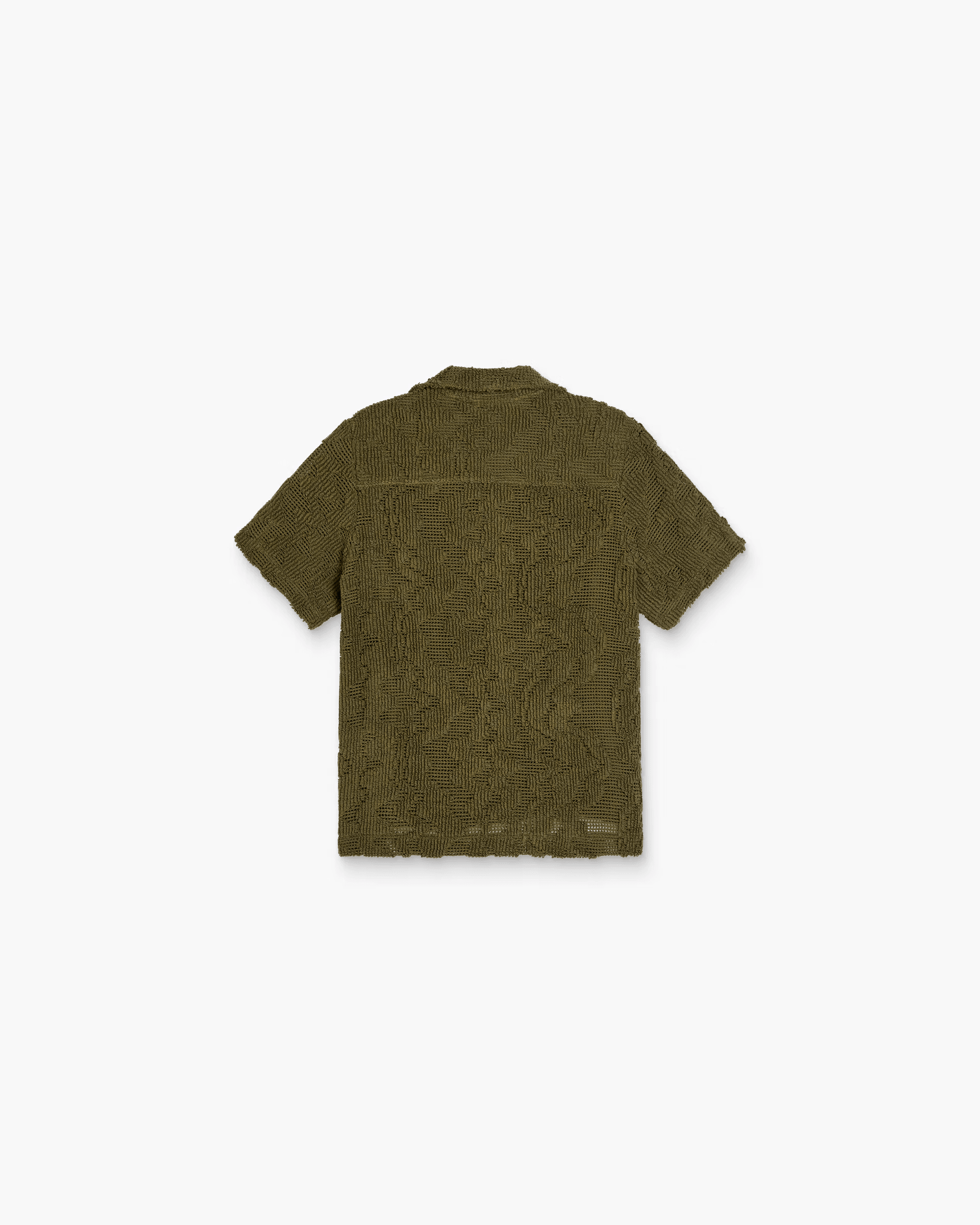 Crochet Shirt in Pine Verve Jaffa