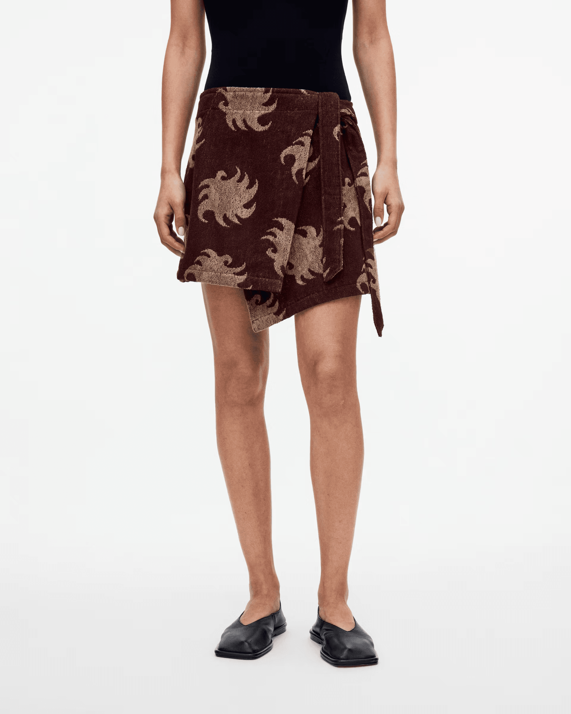Wrap Skirt in Mocha Ember Cove