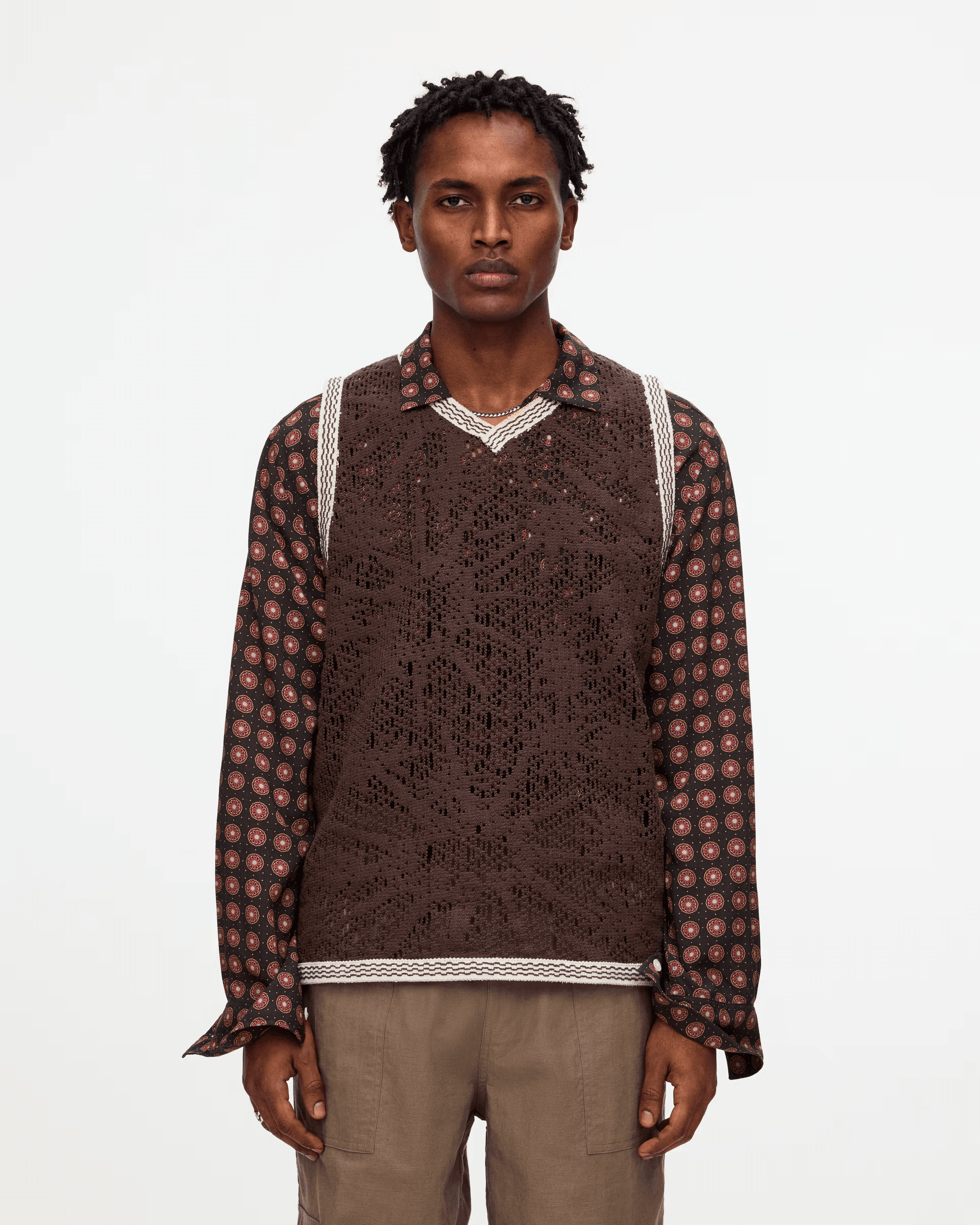 Crochet Vest in Astrea Orion - Milu James St