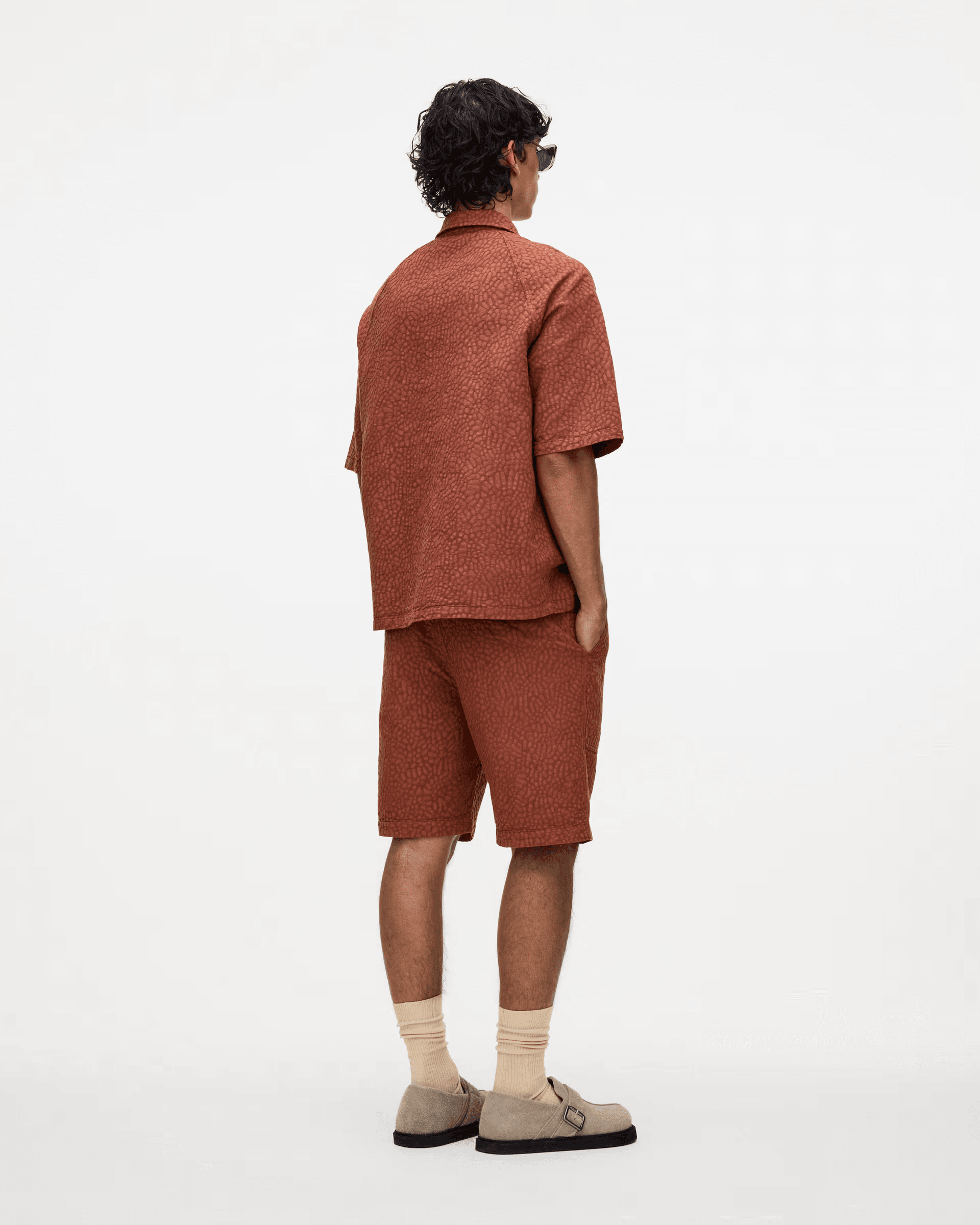 Nico Shorts in Terracotta Turleo - Milu James St