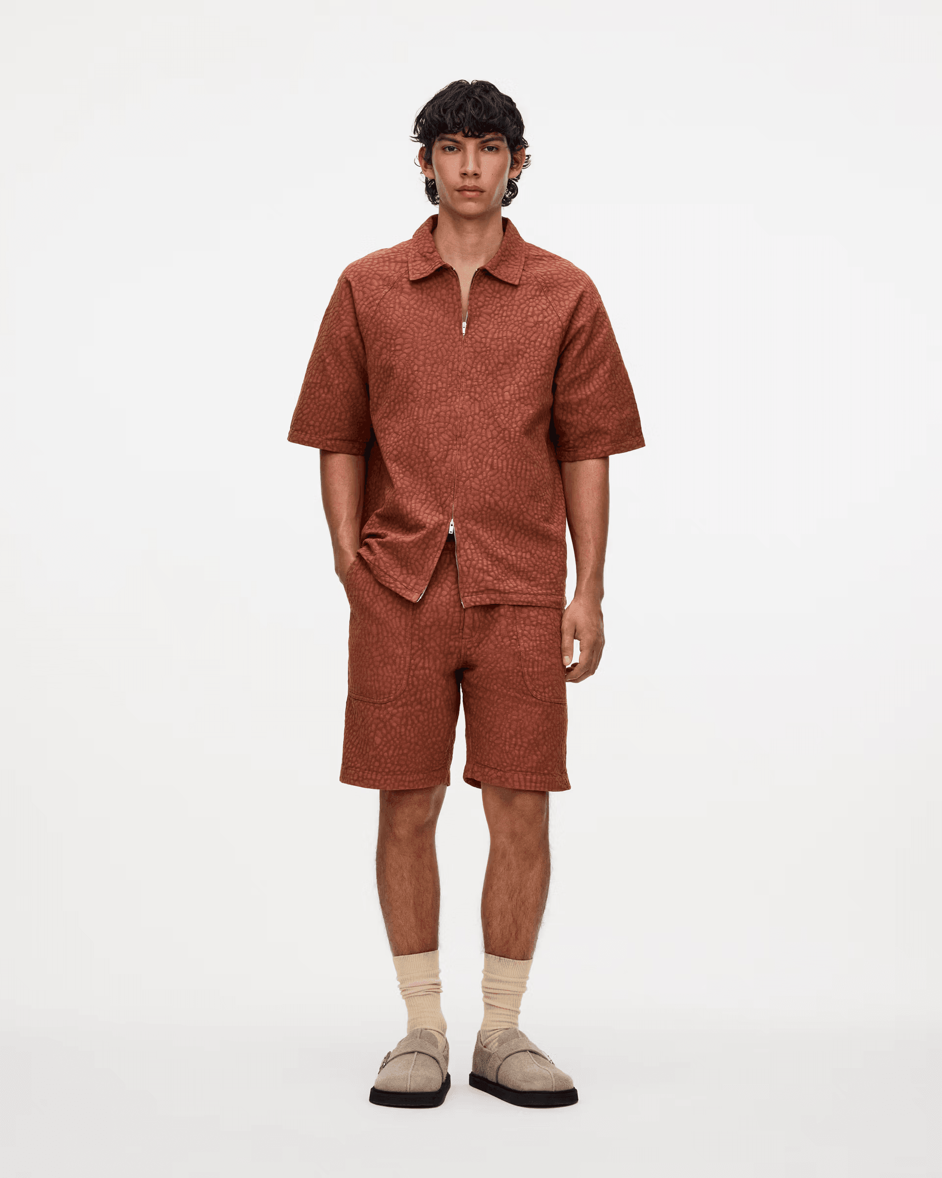Zack Shirt in Terracotta Turleo - Milu James St