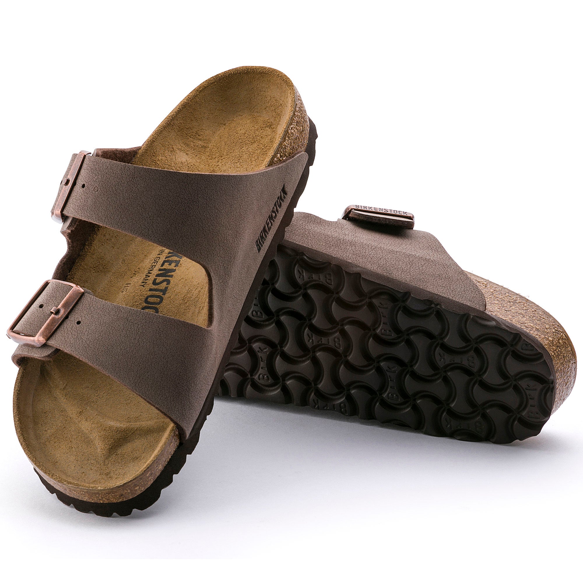 Arizona BirkiBuc in Mocca (Classic Footbed - Suede Lined) - Milu James St