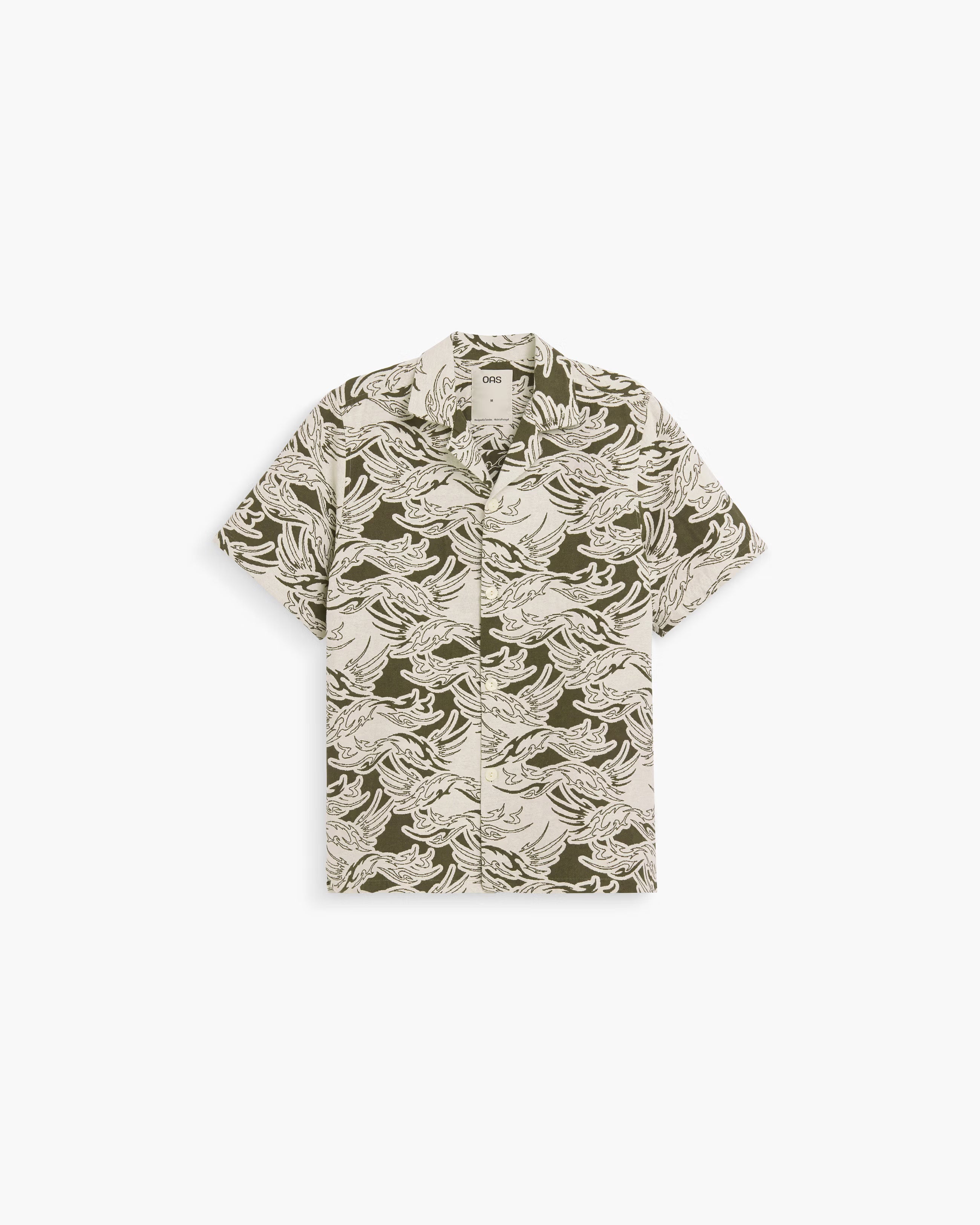 Cuba Shirt in Rouge Ecru Pattern