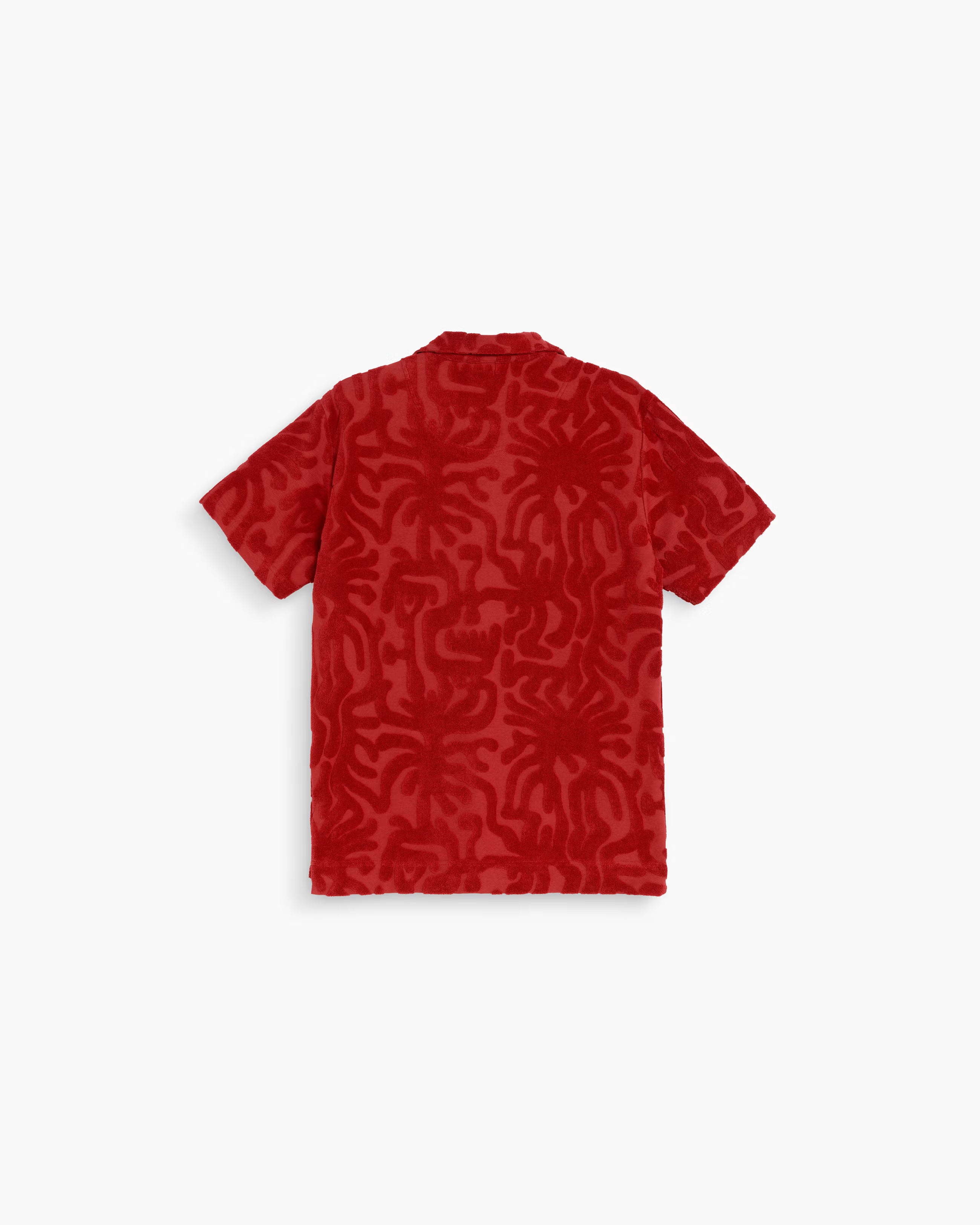 Knit Polo Shirt Red in Loefy