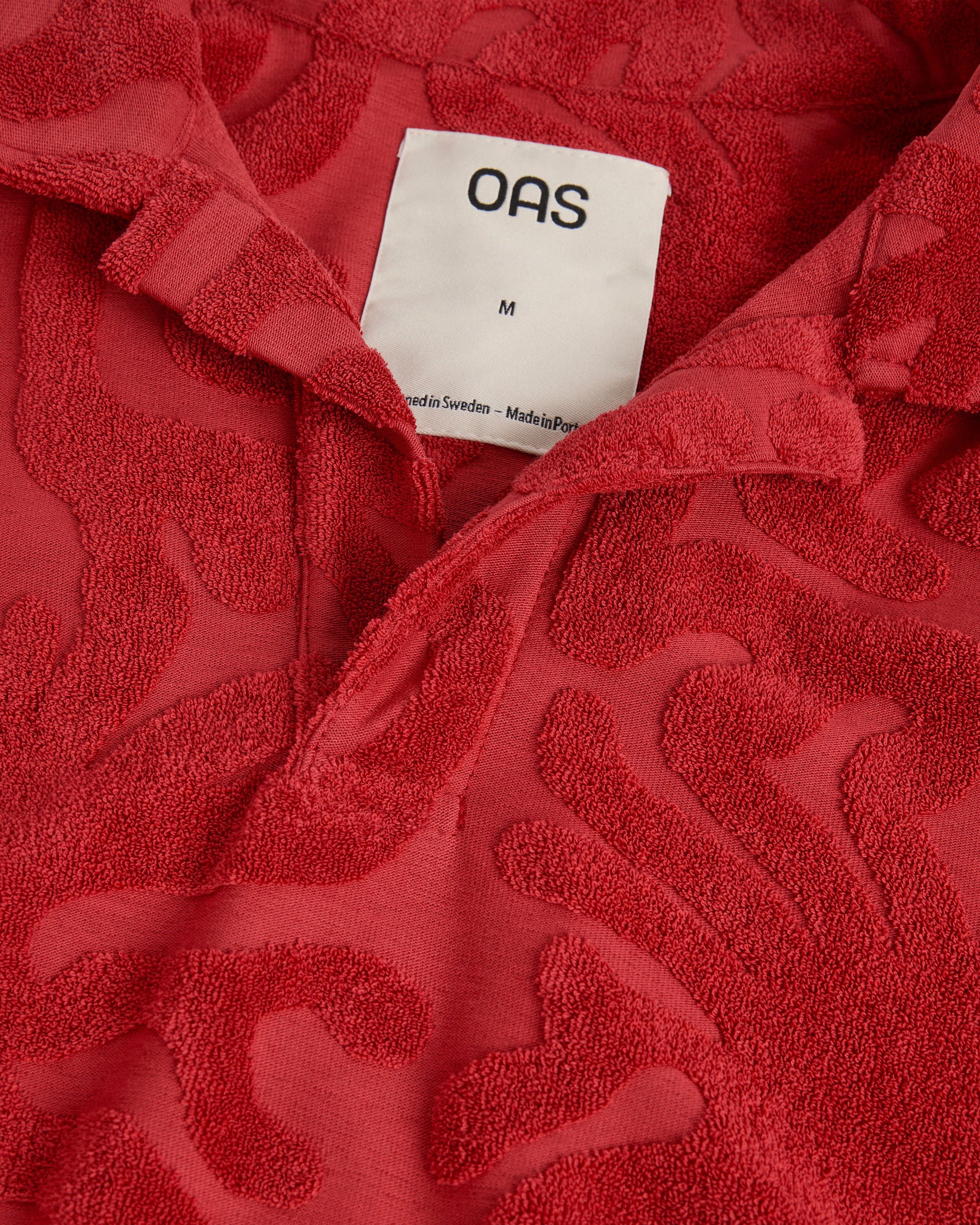 Knit Polo Shirt Red in Loefy
