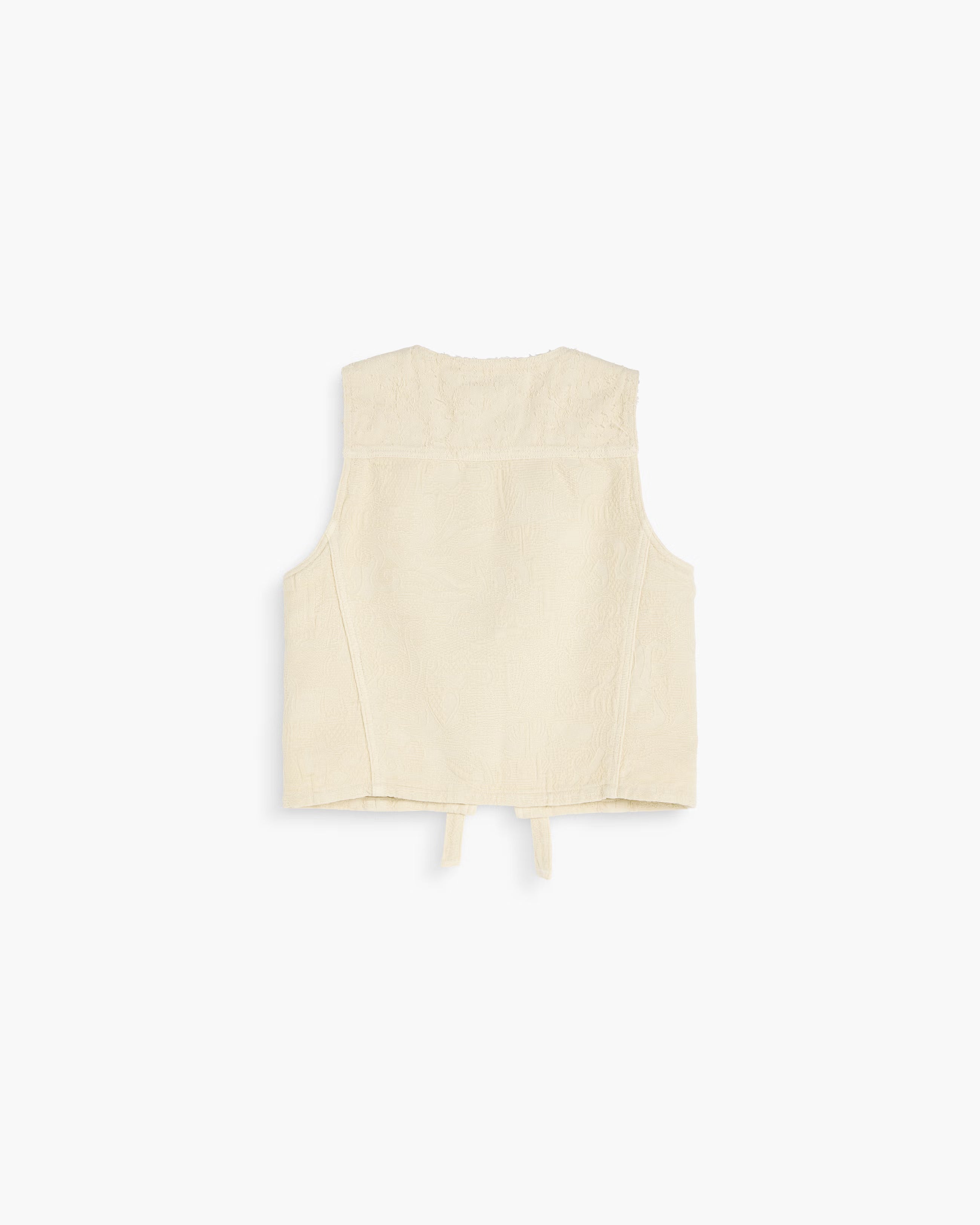 Tie-Front Vest in Lia