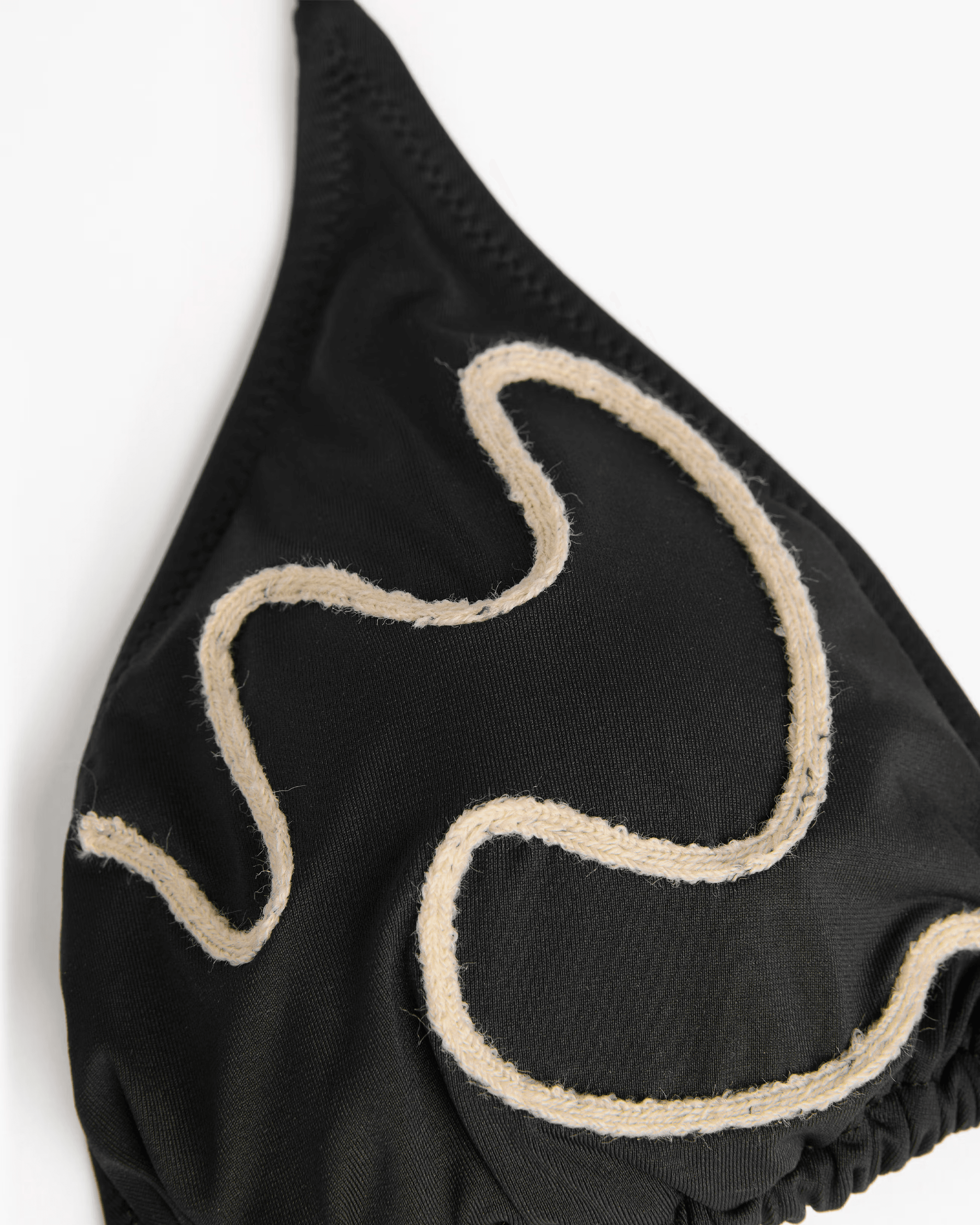 Embroidered Bikini Top in Calia