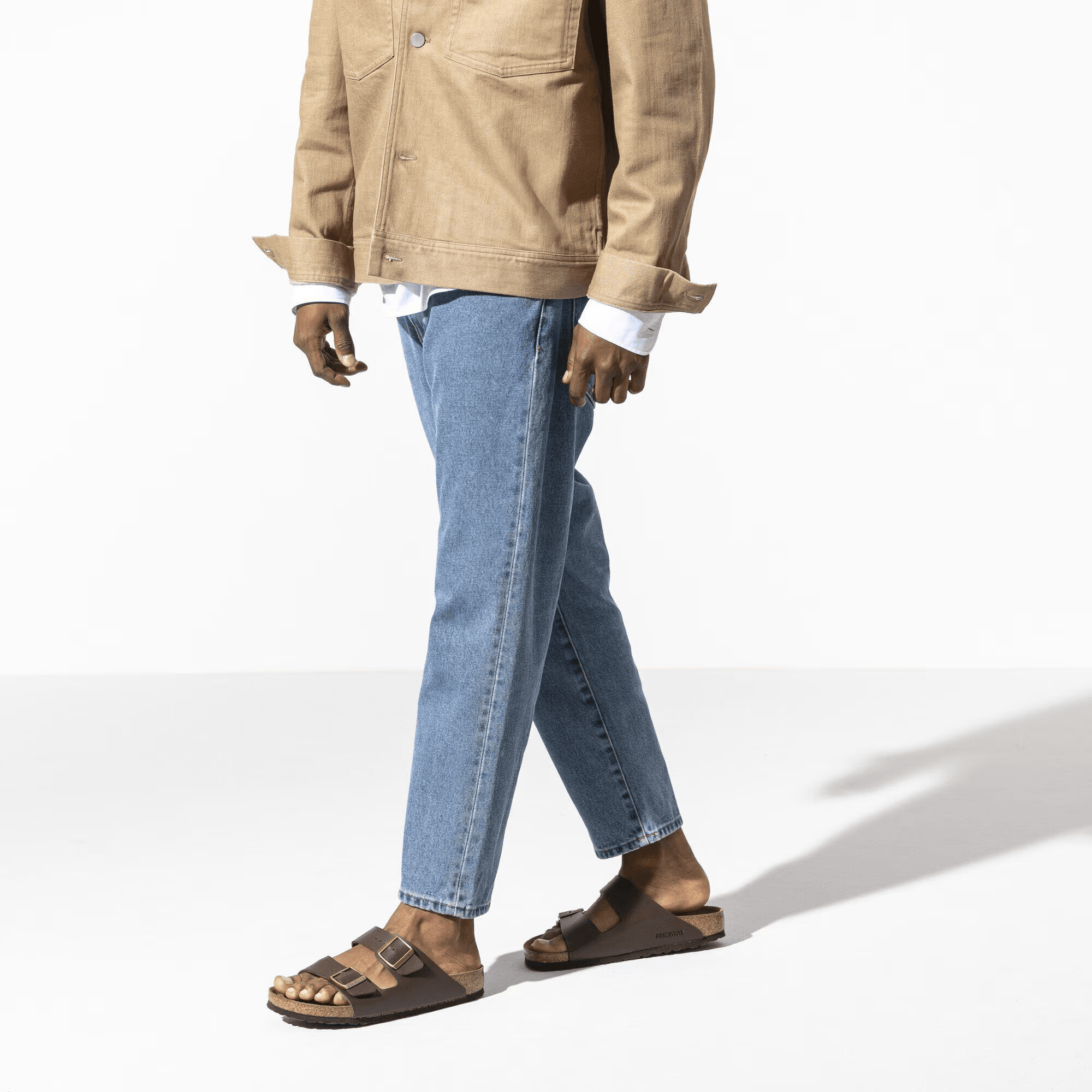 Arizona Birko-Flor in Dark Brown (Classic Footbed - Suede Lined)