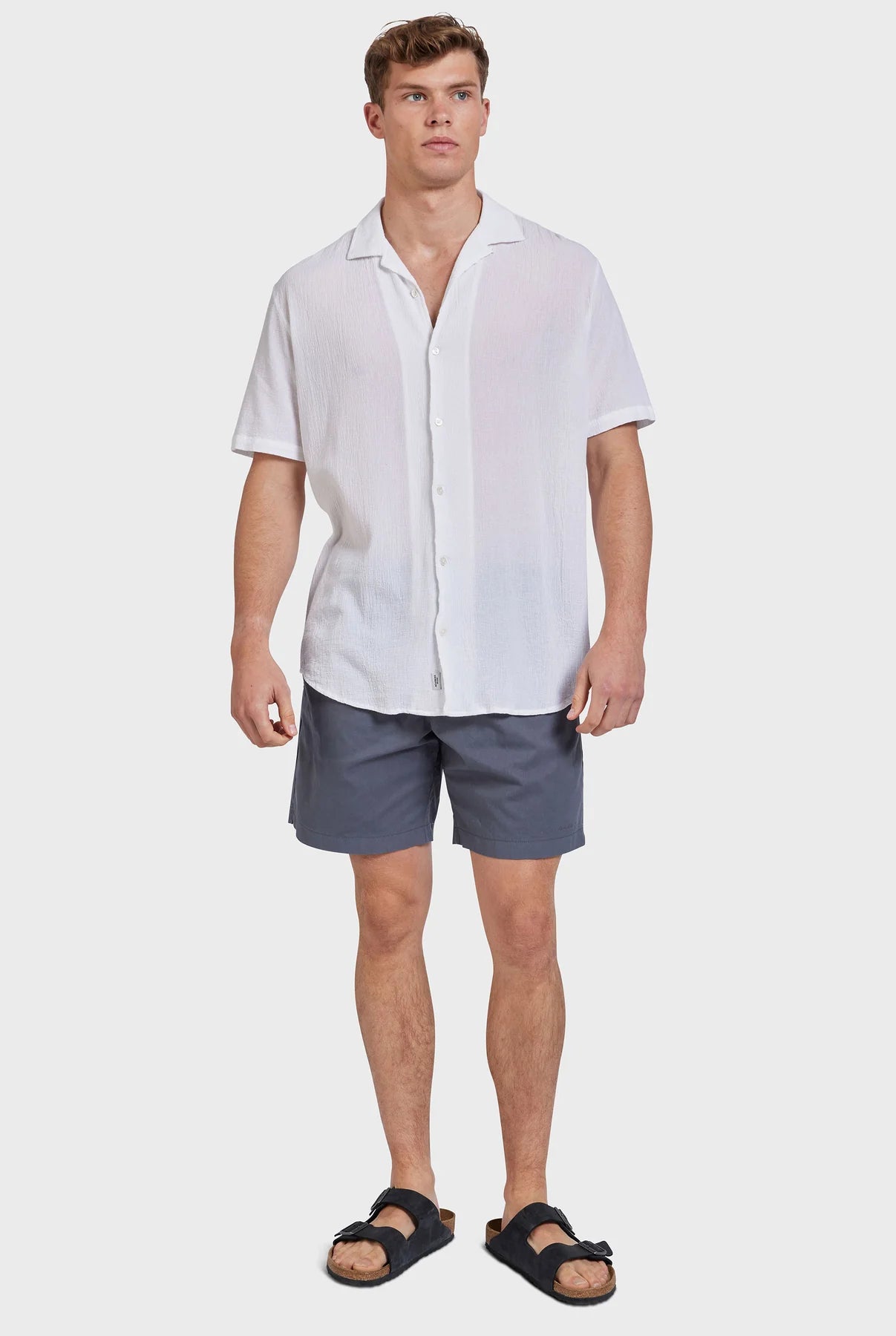 Bedford Short Sleeve Shirt in White