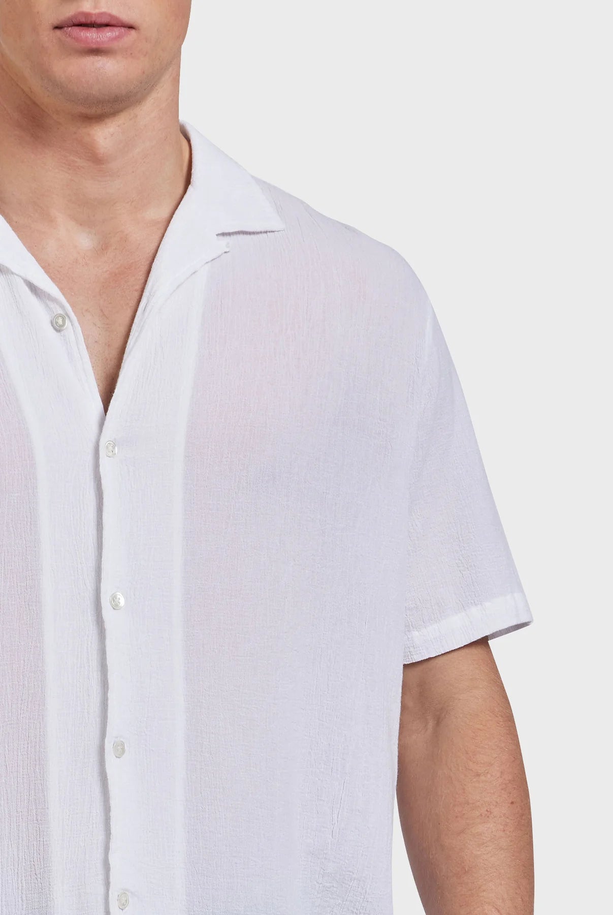 Bedford Short Sleeve Shirt in White